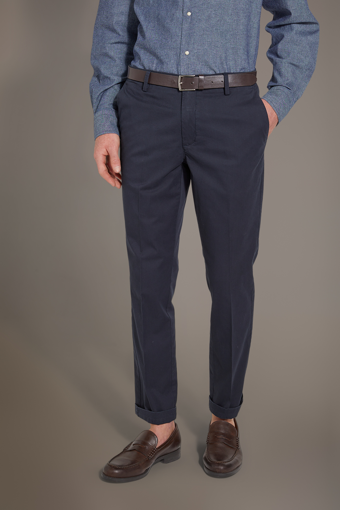 Pantalone chino classico uomo image number null
