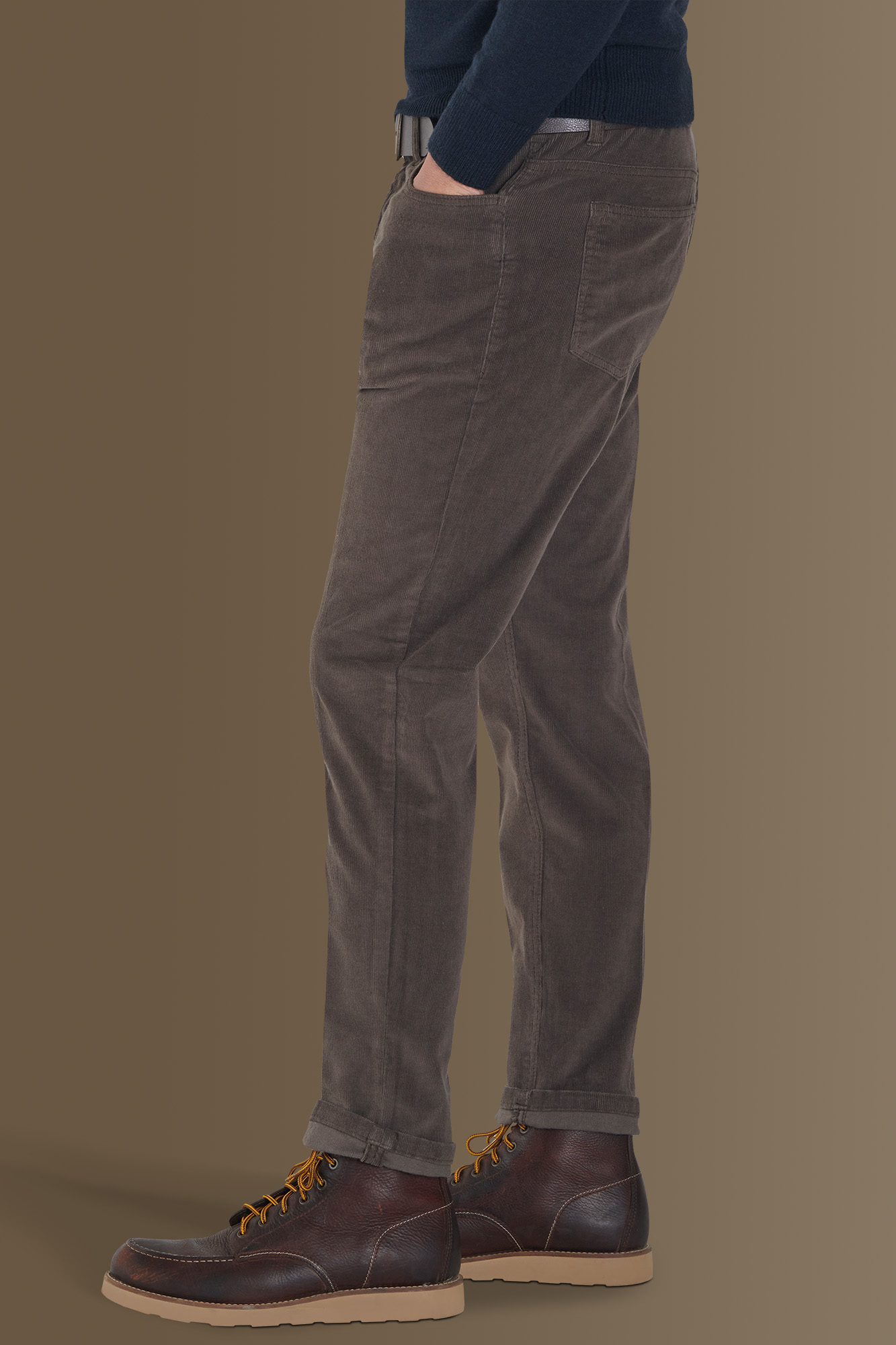 Pantalone chino velluto a coste image number null