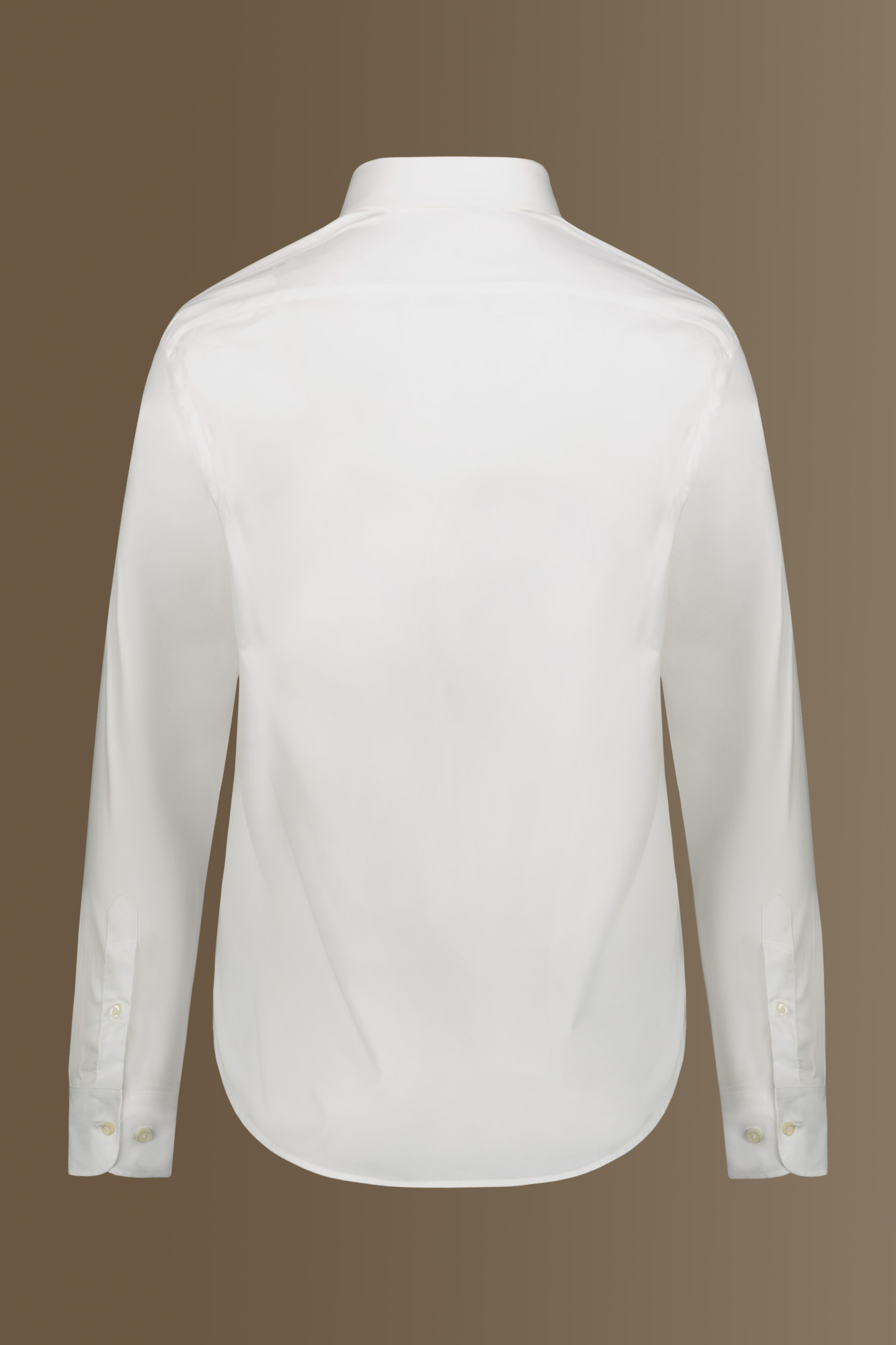 Camicia classica uomo collo francese tessuto spinato image number 4
