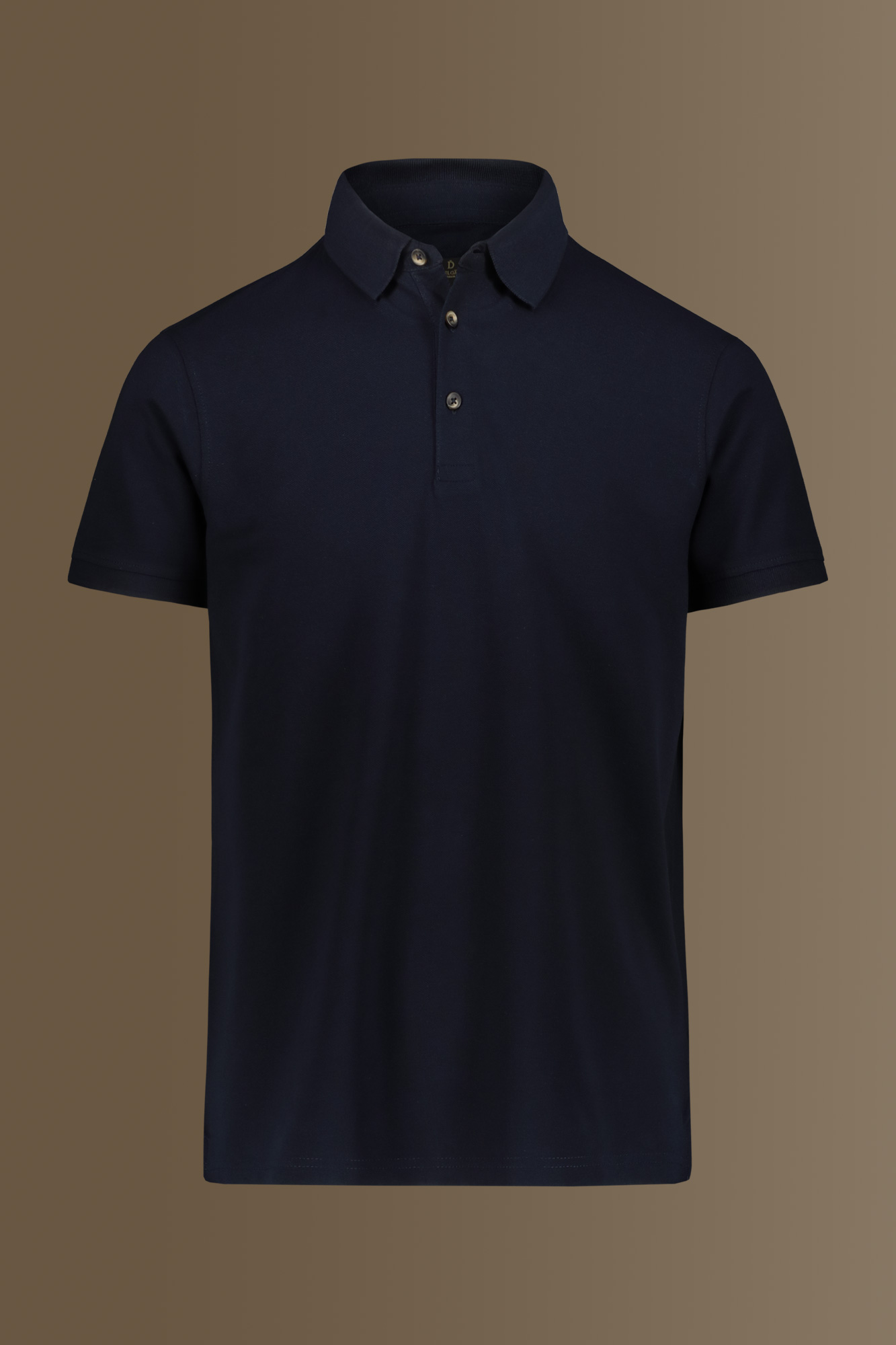 Polo manica corta uomo 100% cotone piquet tinta unita image number null