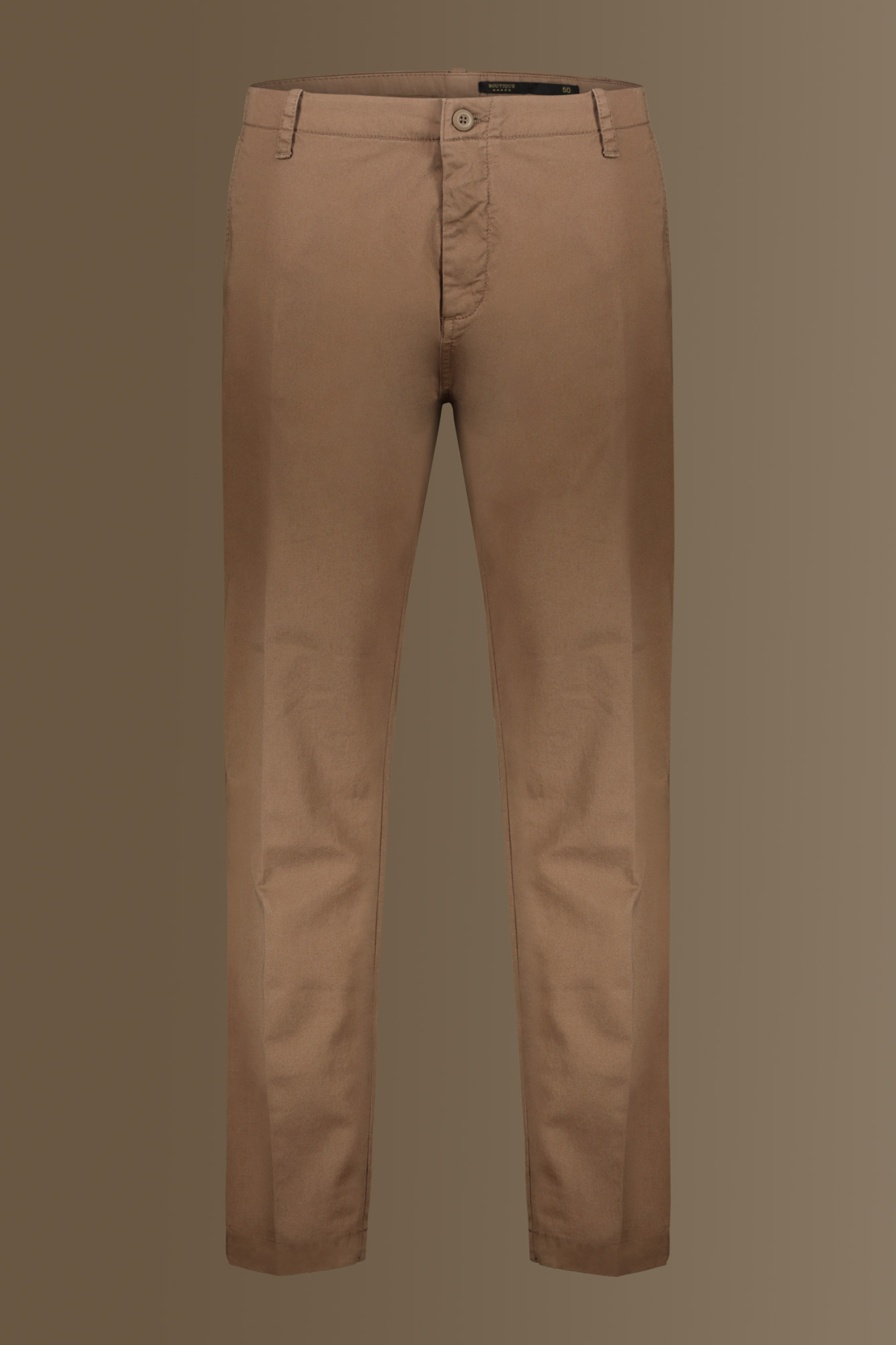 Trousers with back patch pocket in contrast colour image number null