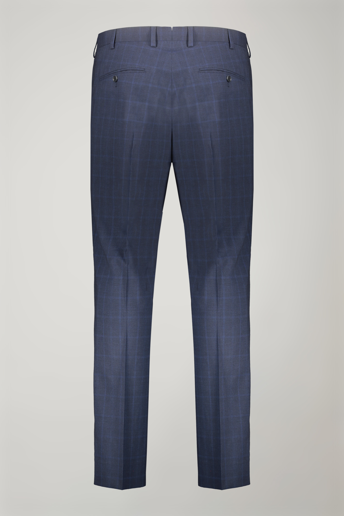 Men's single-breasted suit Prince of Wales stretch fabric image number null