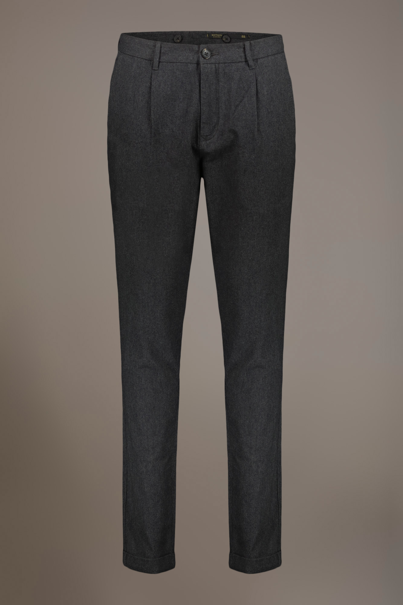 Pantalone chino twill melange image number null