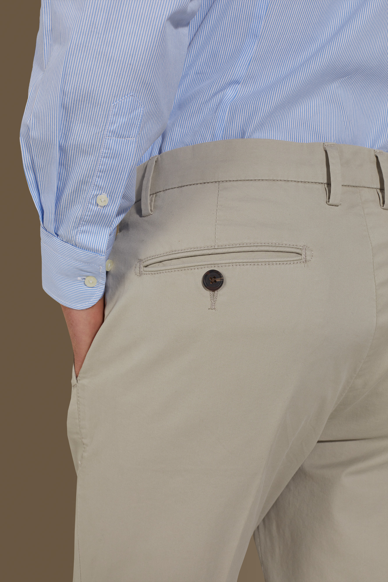 Pantalone chino classico uomo image number null