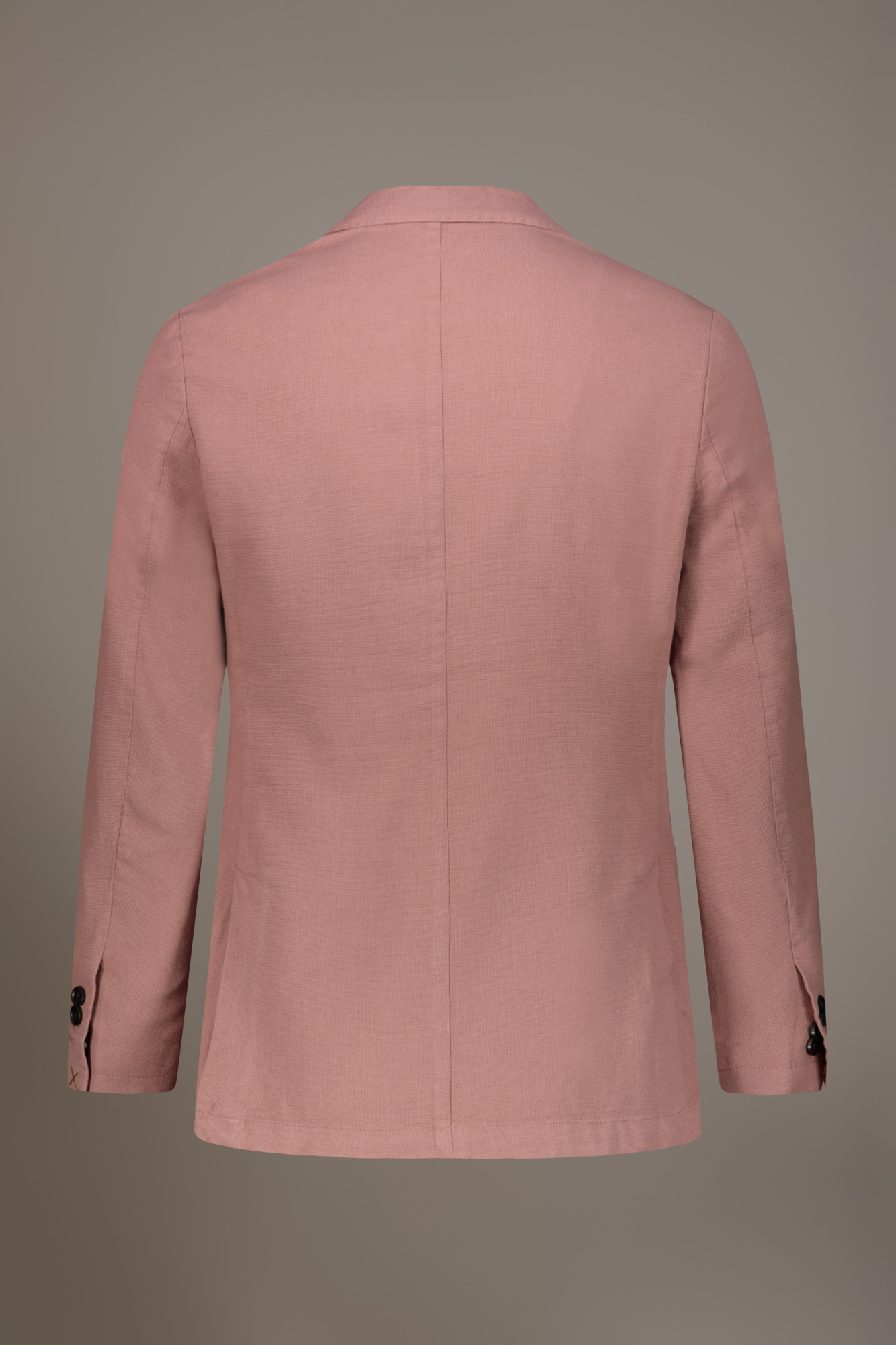 Single breasted  cotton linen jacket with patch pocket image number null
