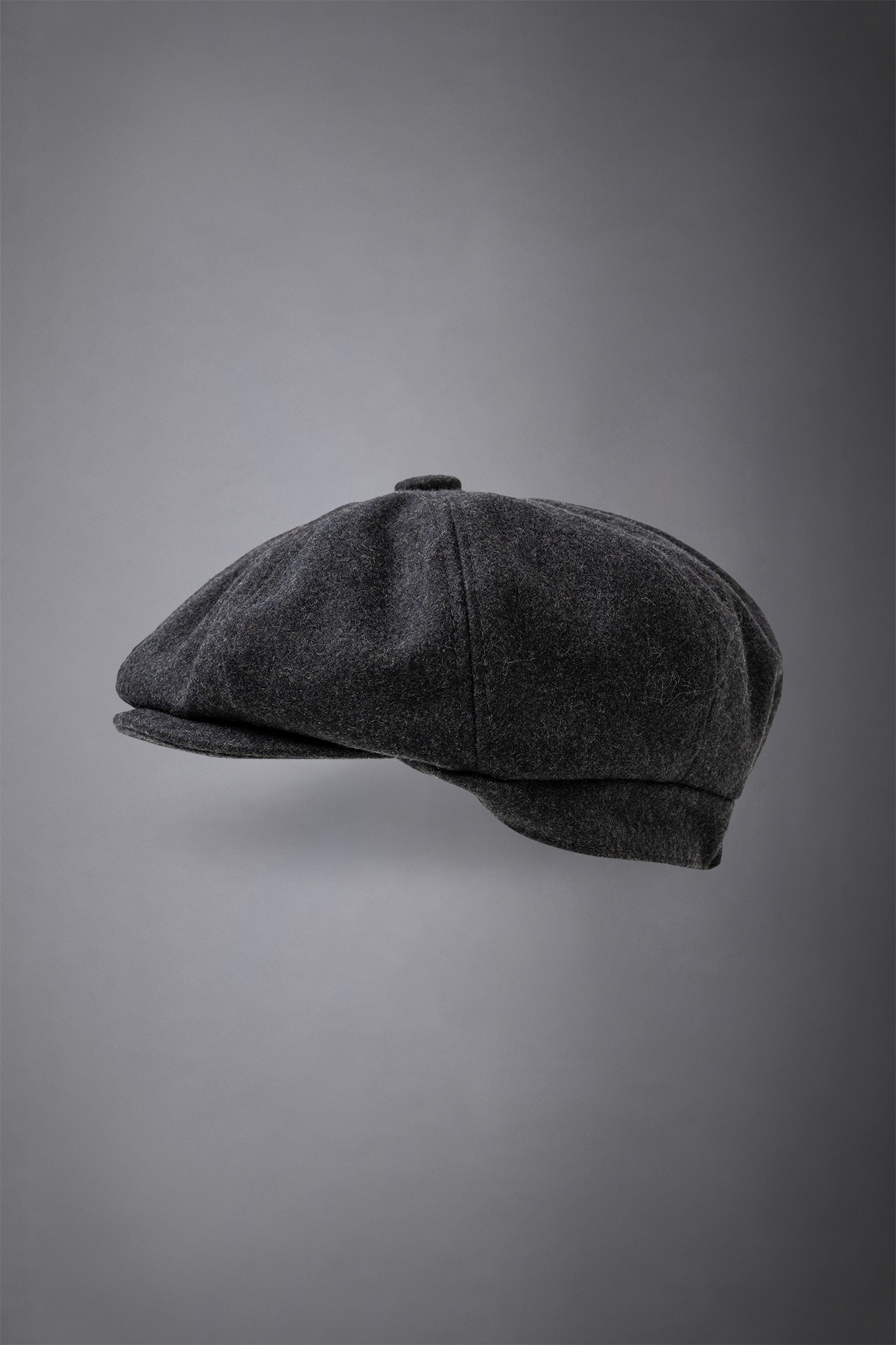Coppola Berretto invernale HARRIS TWEED spigato marrone verde Made In Italy
