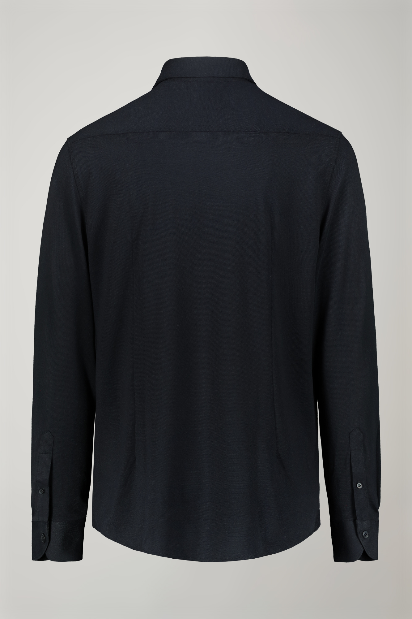 Langärmeliges Herren-Poloshirt mit klassischem Kragen aus Jersey in normaler Passform image number null