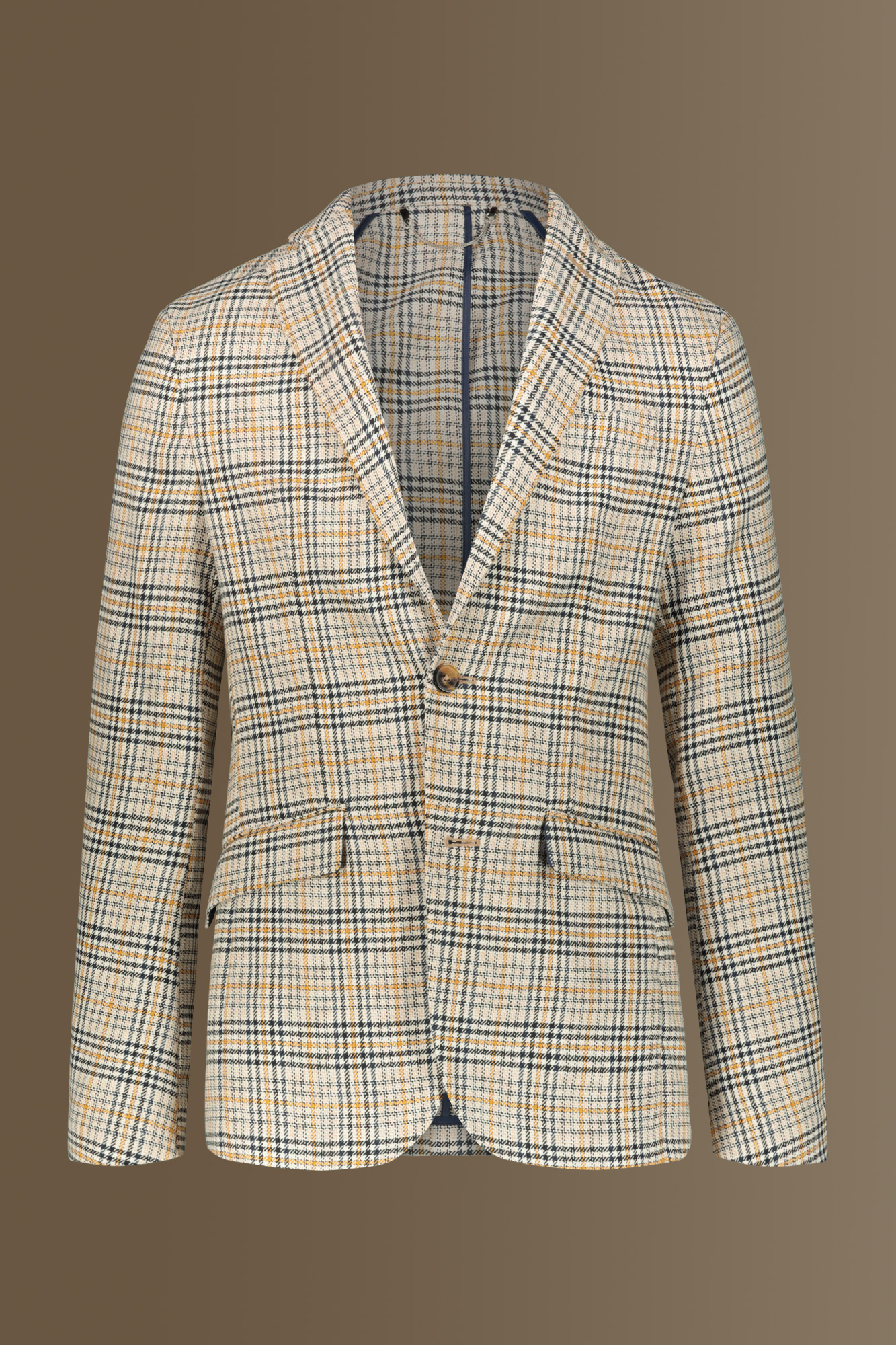 Checked blazer image number null
