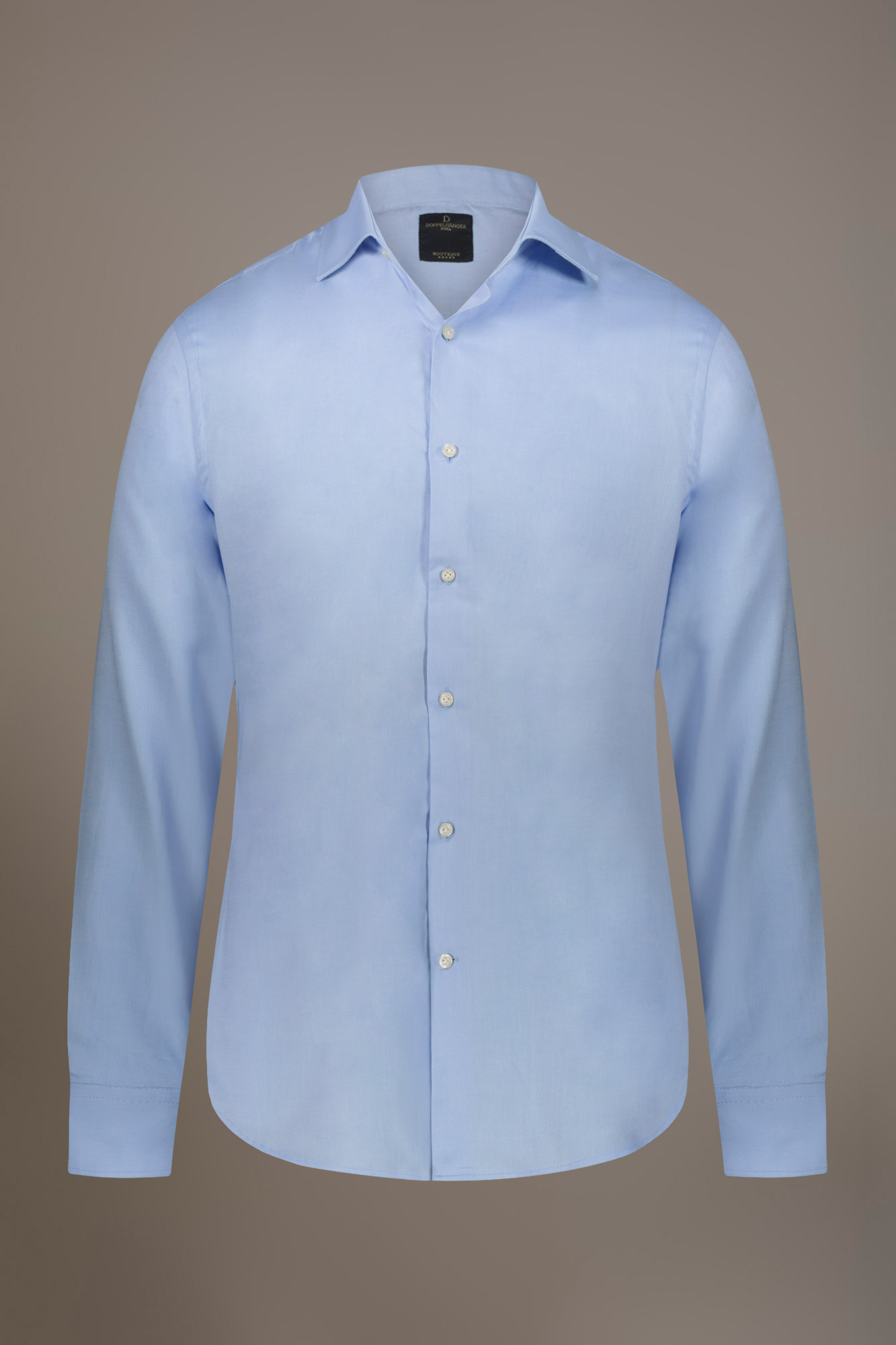 Klassisch geschnittenes Hemd mit französischem Kragen aus ultraleichtem Oxford-Stoff image number null