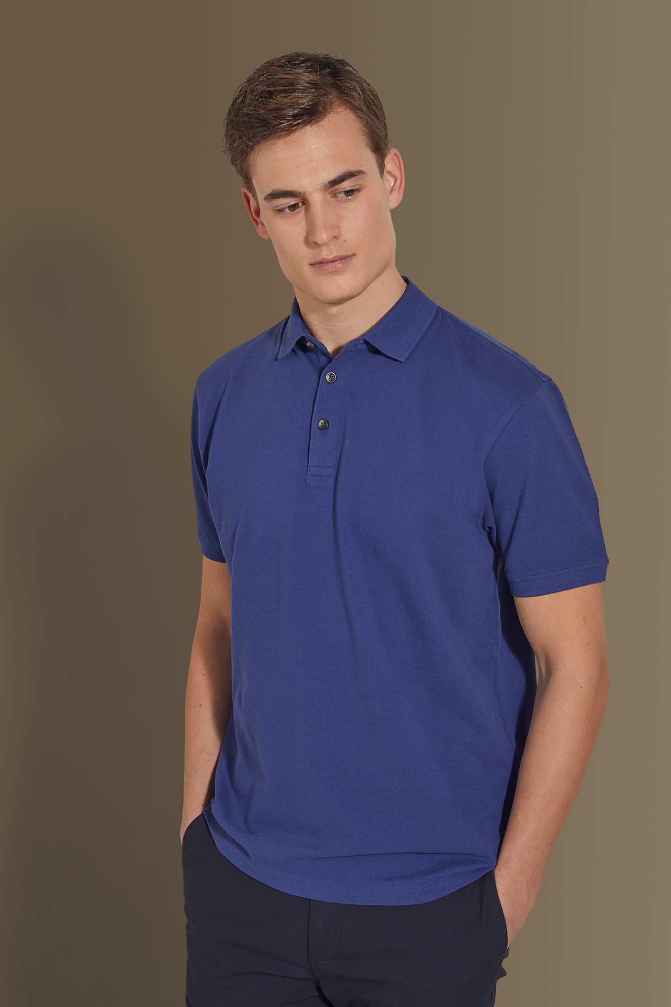 Liu Jo polo in maglia uomo manica corta panna main image 1