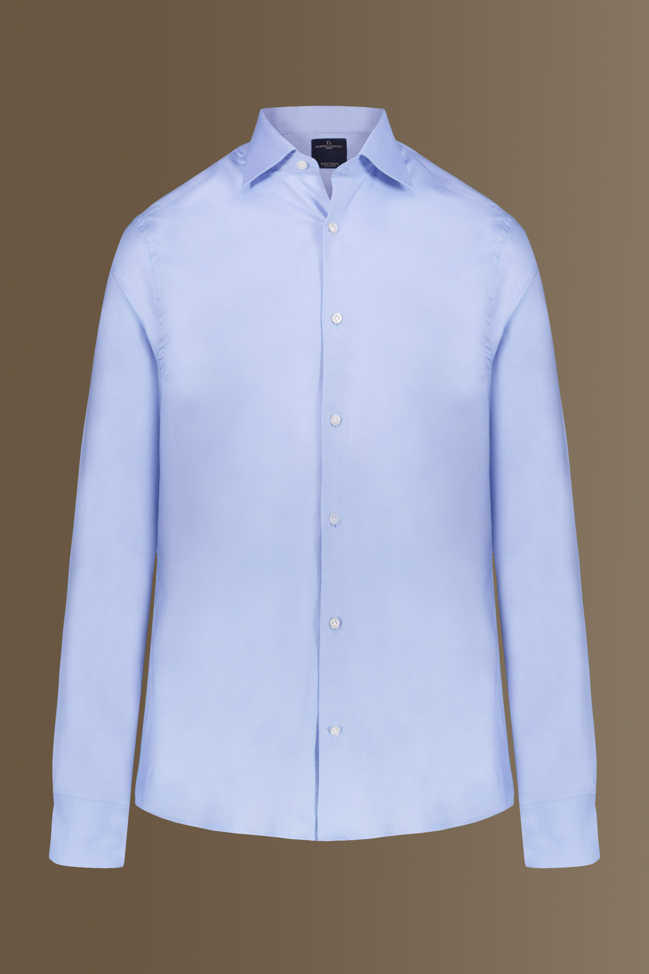 Camicia classica uomo collo francese 100% cotone oxford pin-point image number 4