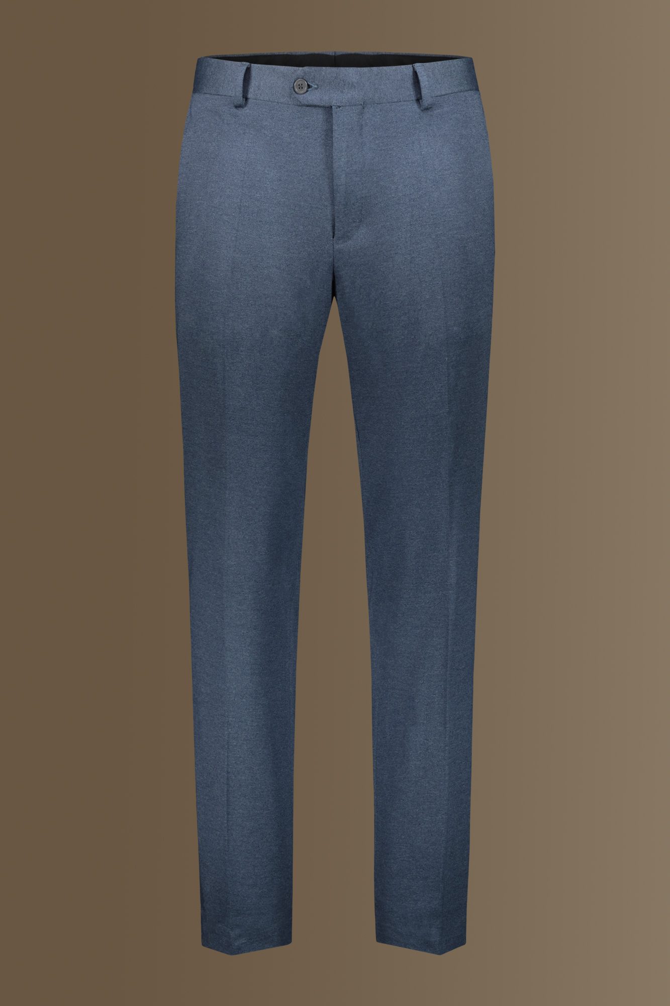 Single breasted suit flat trousers jersey fabric image number null