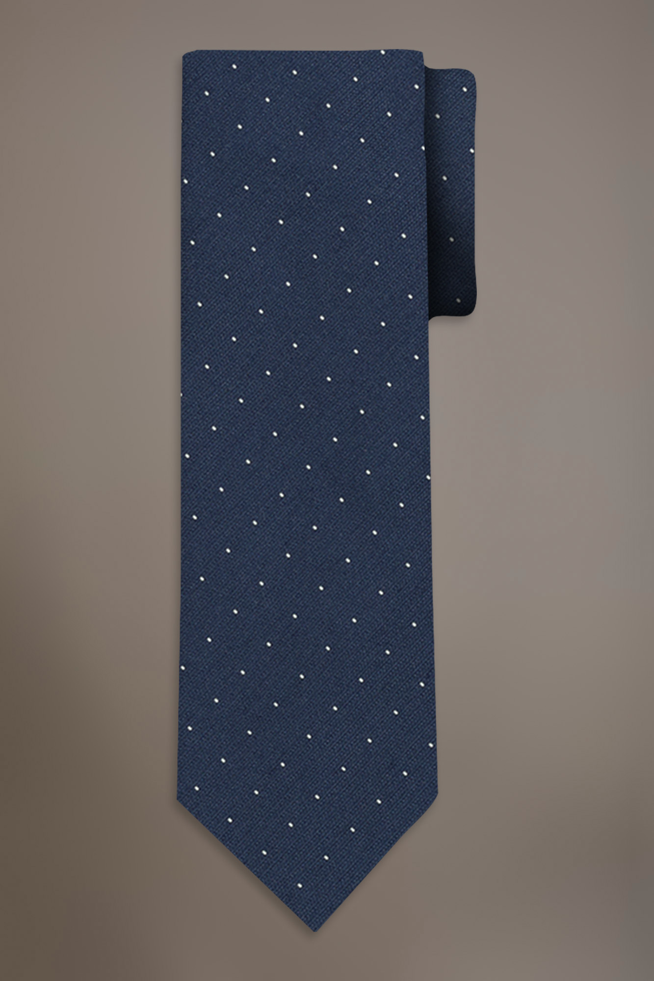 Cravatta misto bamboo fantasia pois image number null