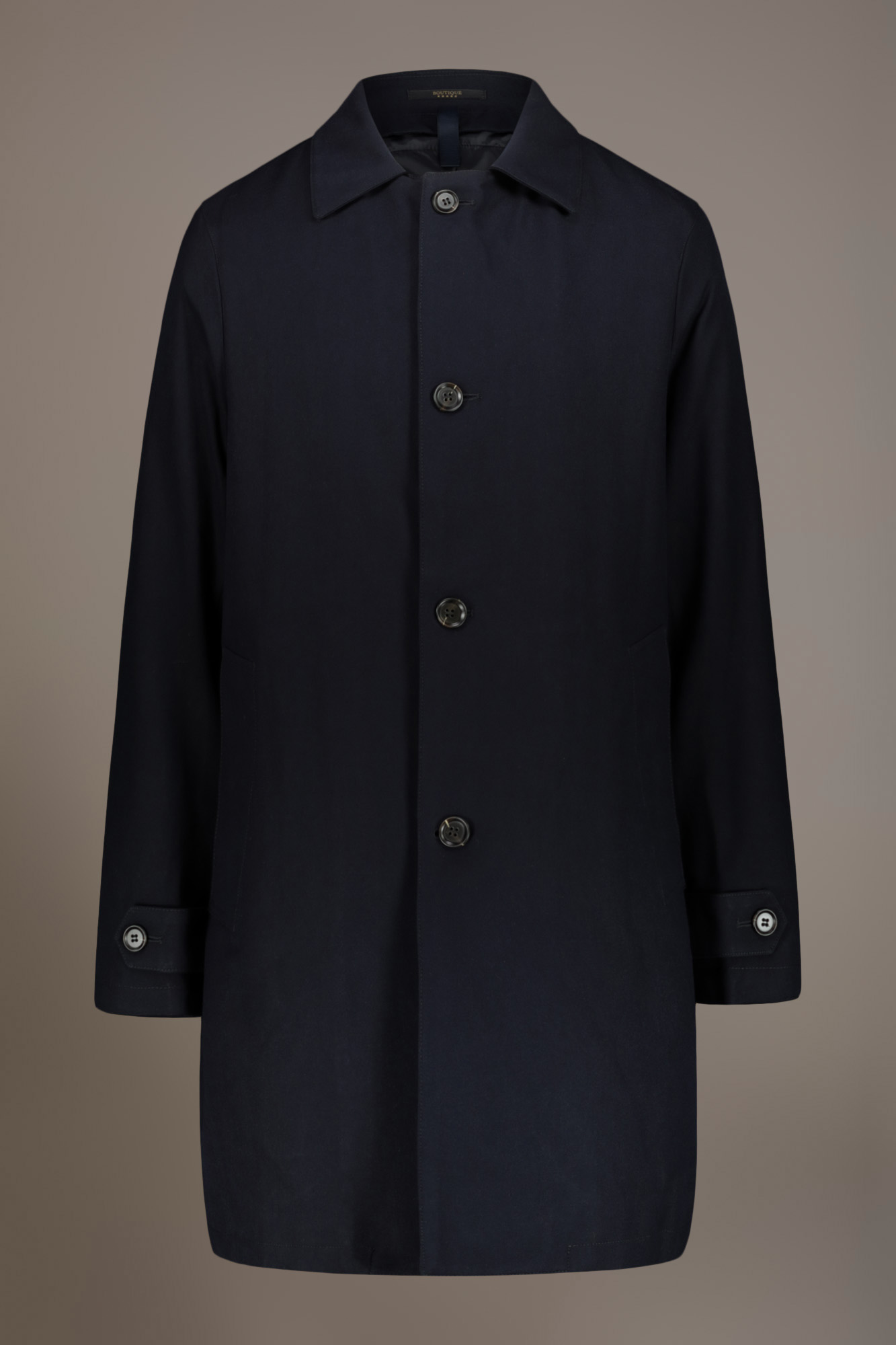 Cappotto imbottito tessuto spigato image number null