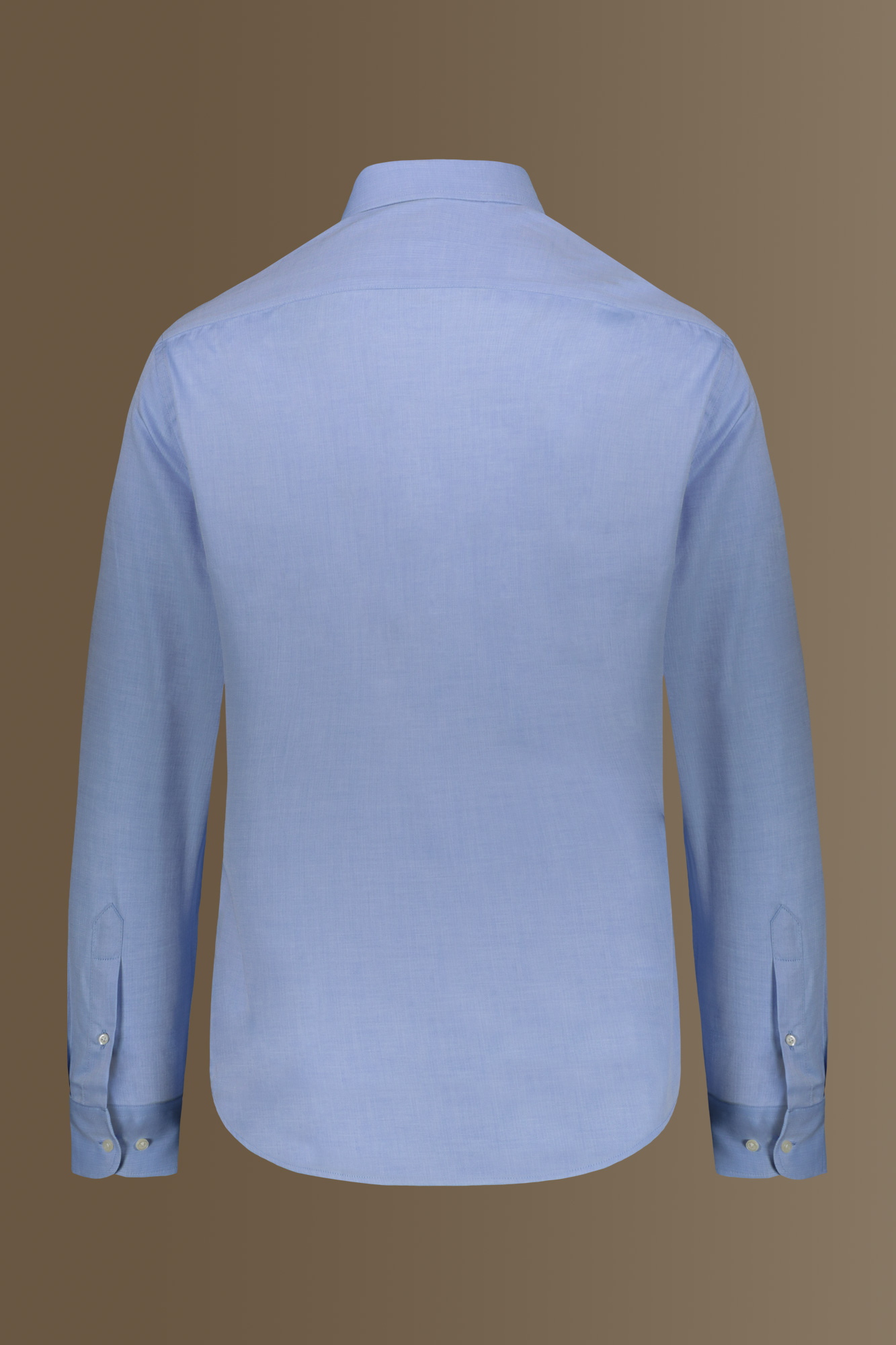 Camicia classica uomo collo francese tessuto spinato image number null