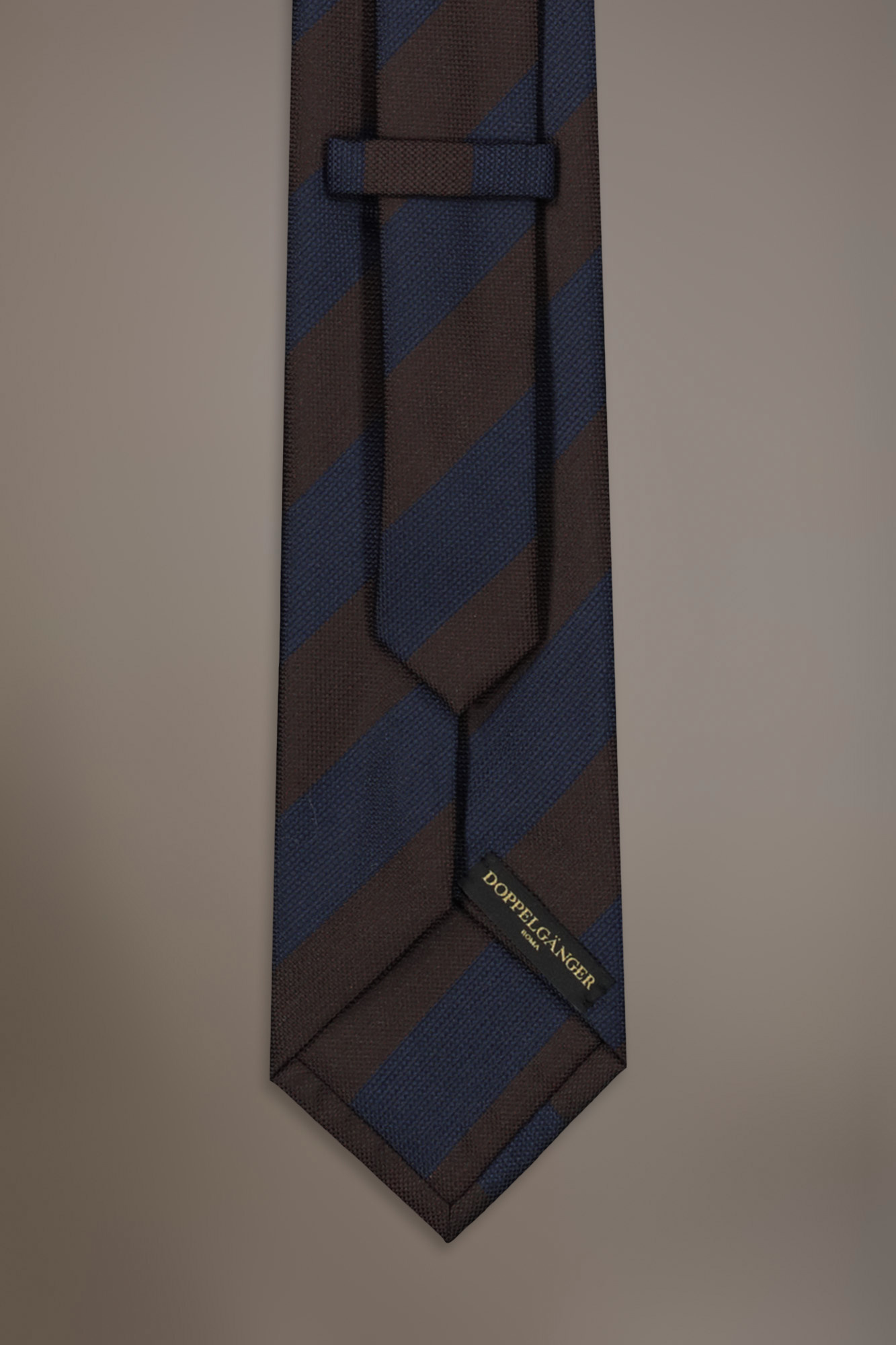 Cravatta misto bamboo regimental uomo image number null