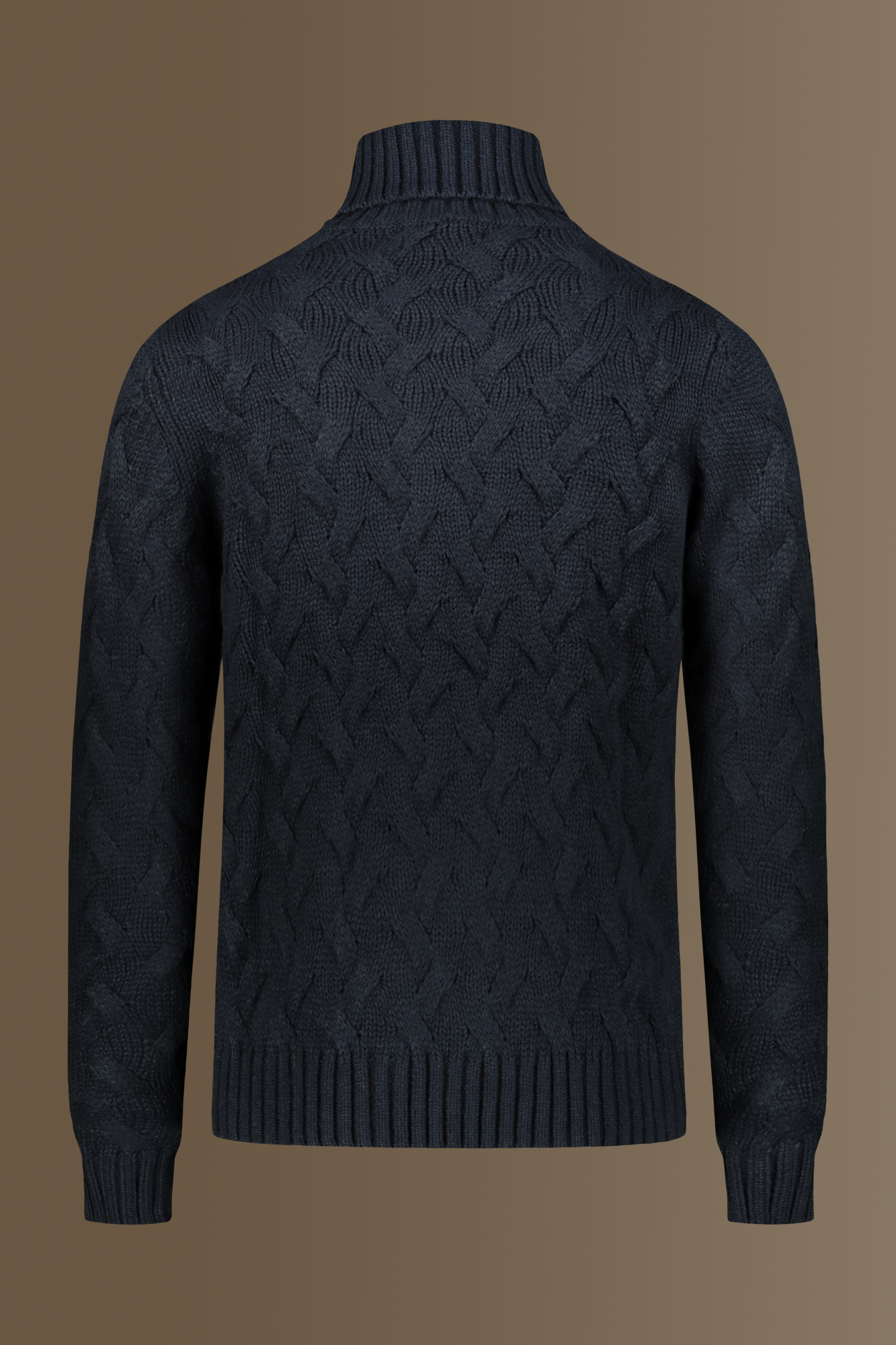 Maglia collo alto misto lana image number null