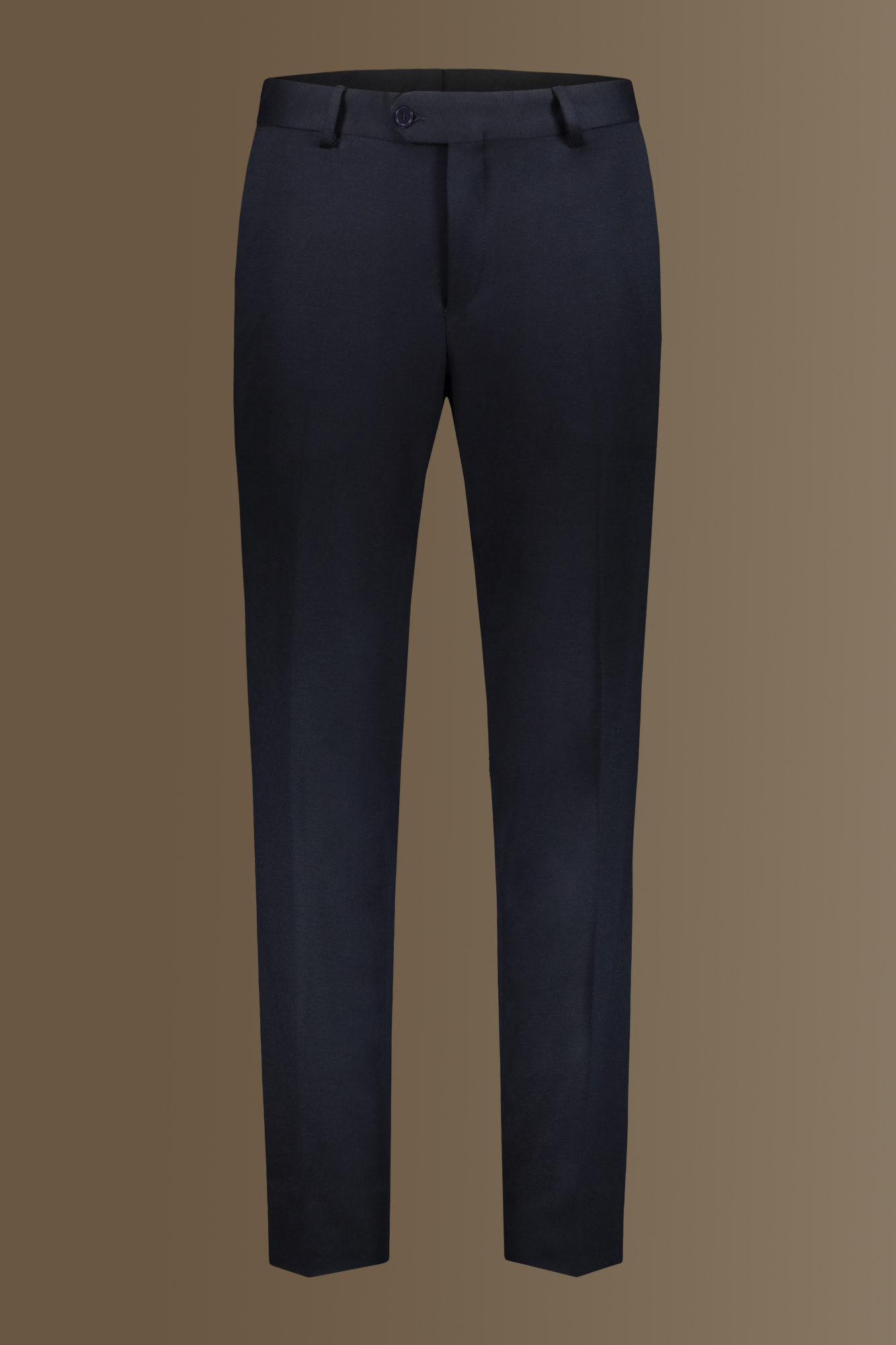 Single breasted suit flat trousers jersey fabric image number null
