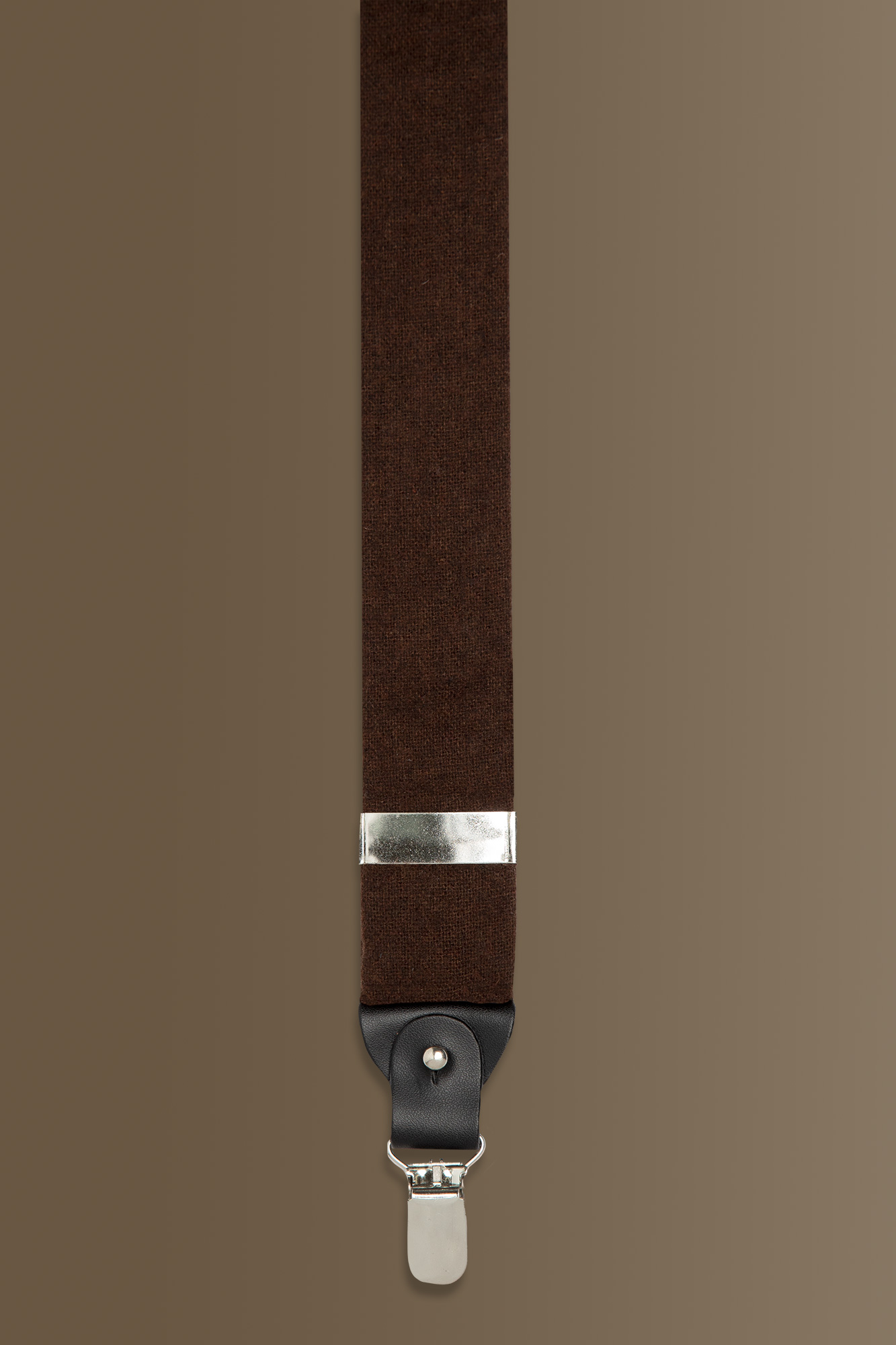 Suspenders - plain colour - wool blend image number null
