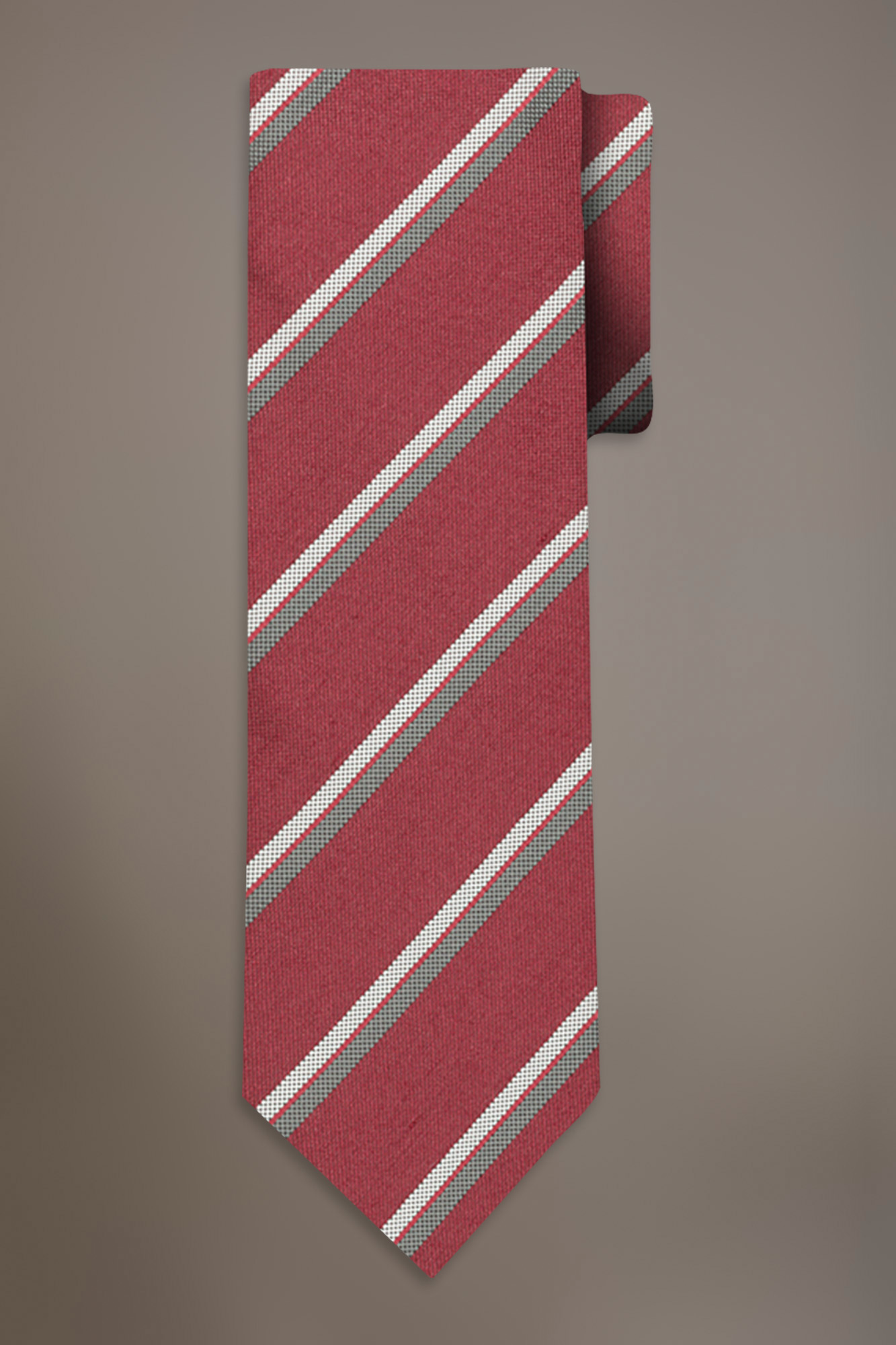 Cravatta misto bamboo regimental image number null