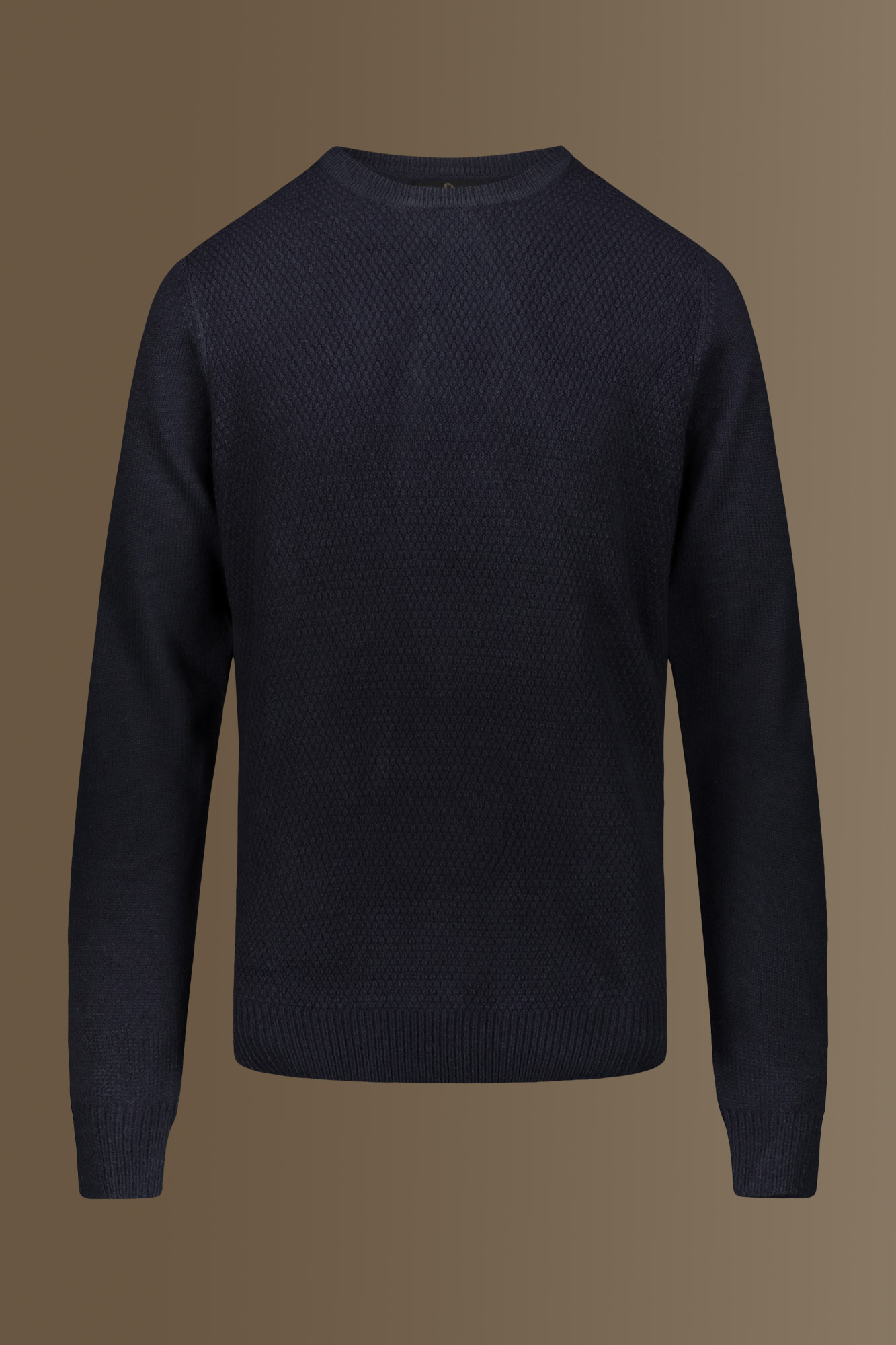 Maglia giro collo misto lana grana di riso image number null