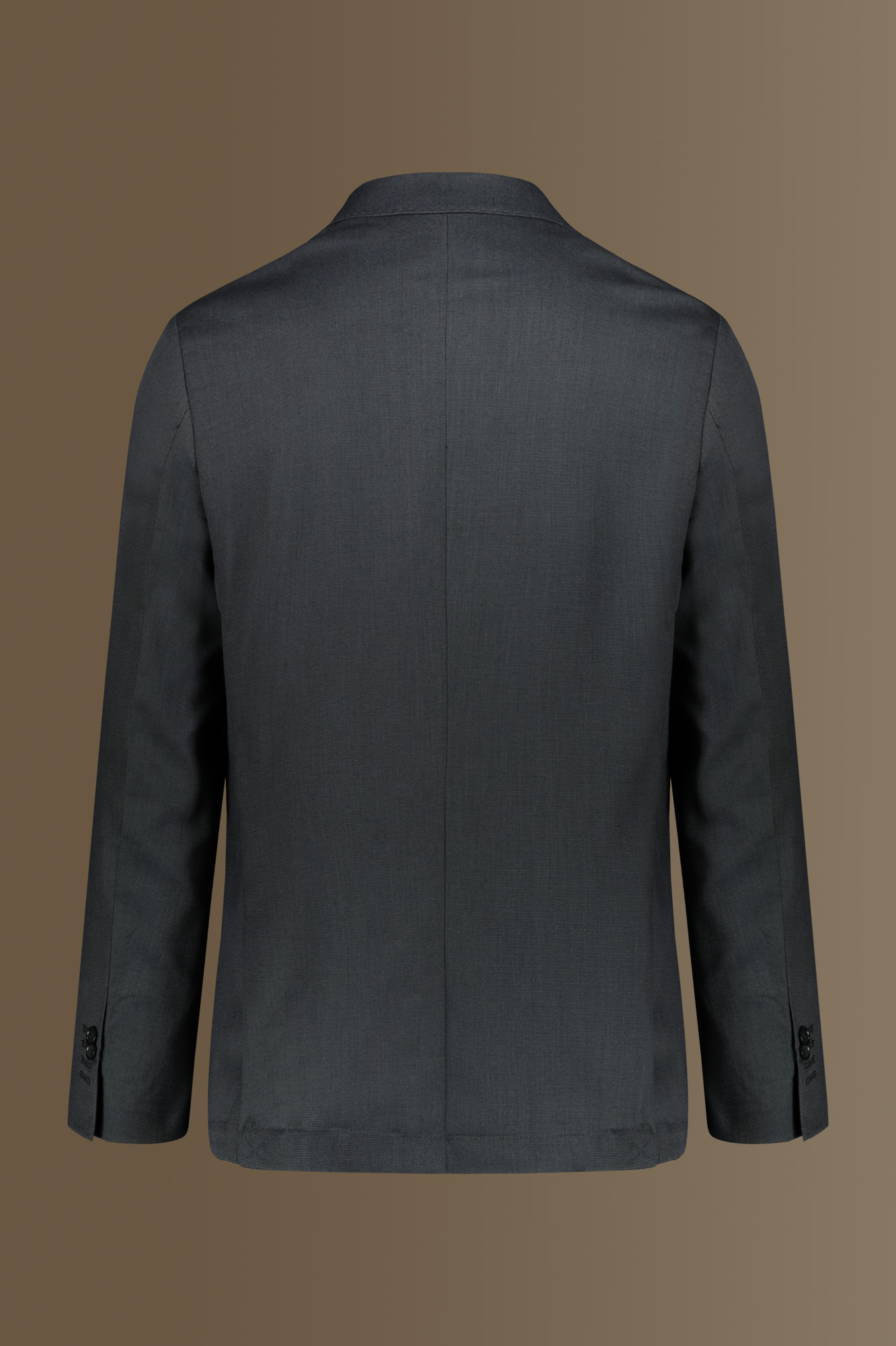 Abito monopetto con pantalone senza pinces tessuto microfantasia image number null