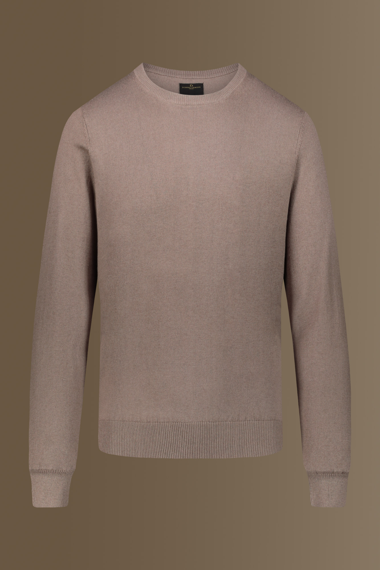 Round neck sweater 100% cotton image number null