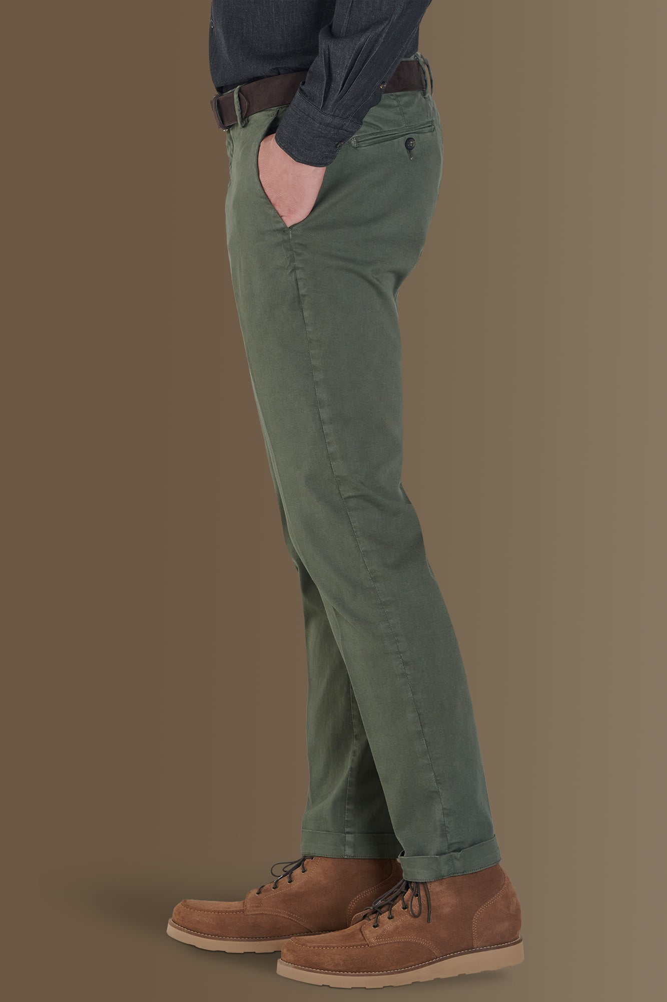Pantaloni chino slim elasticizzati da donna: comfort e stile Negro / 34