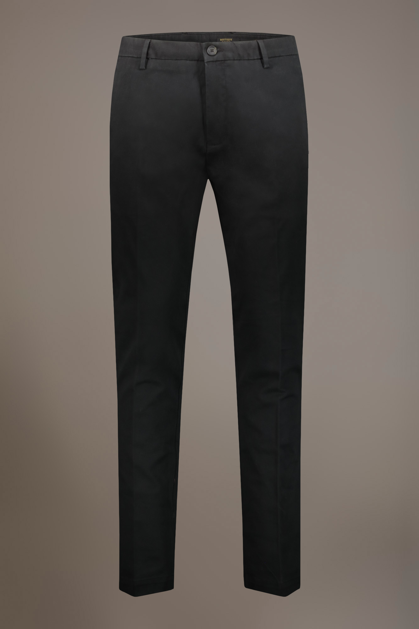Pantalone chino classico regular fit tessuto twill elasticizzato image number null