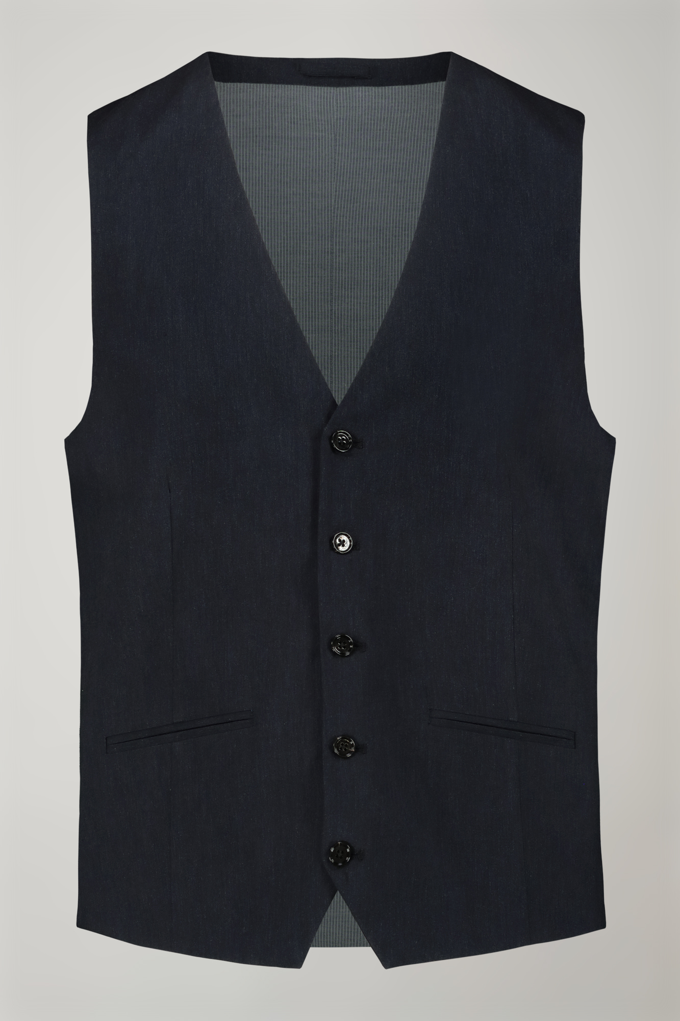 Men’s classic vest in flamed fabric regular fit image number null