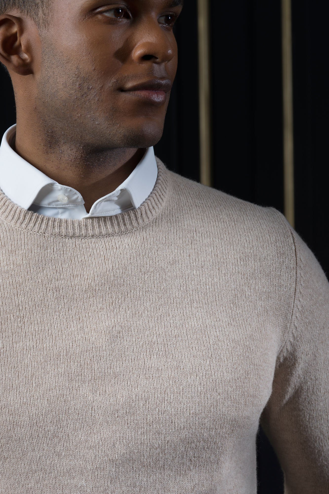 Maglia Girocollo In Lana Merinos Made In Italy - Leggera, Manica Lunga, 50% Lana 50% Acrilico - Foto 7