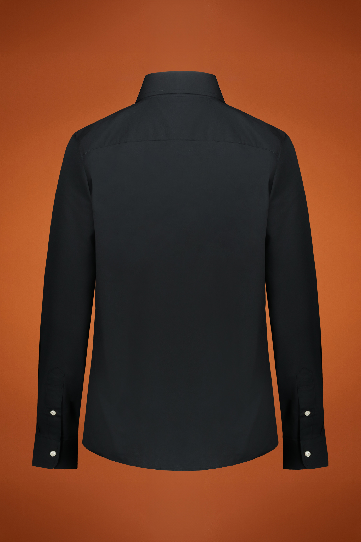 Camicia da donna in tessuto elasticizzato con apertura a polo senza bottoni