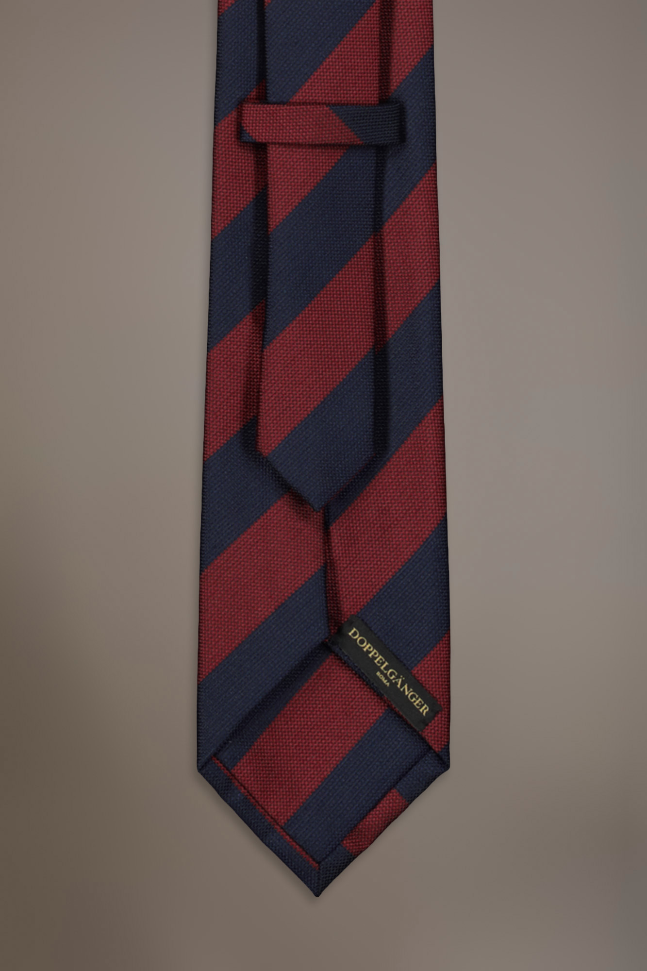 Cravatta misto bamboo regimental uomo image number null
