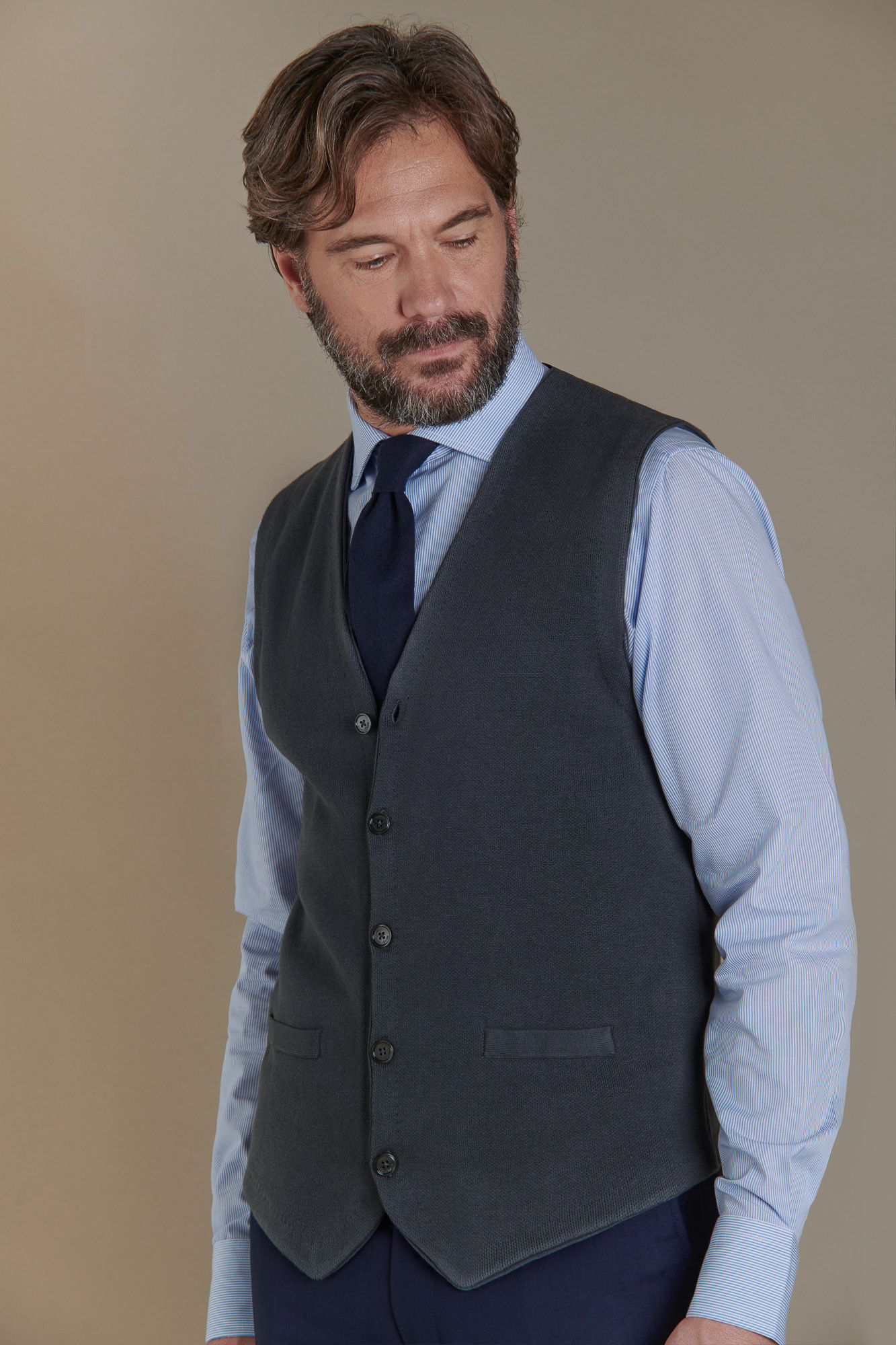 GILET SOFT SHELL UOMO SOTTOZERO CHRONO GIACCA MULTITASCHE SMANICATO NERO BLU SC - Foto 2