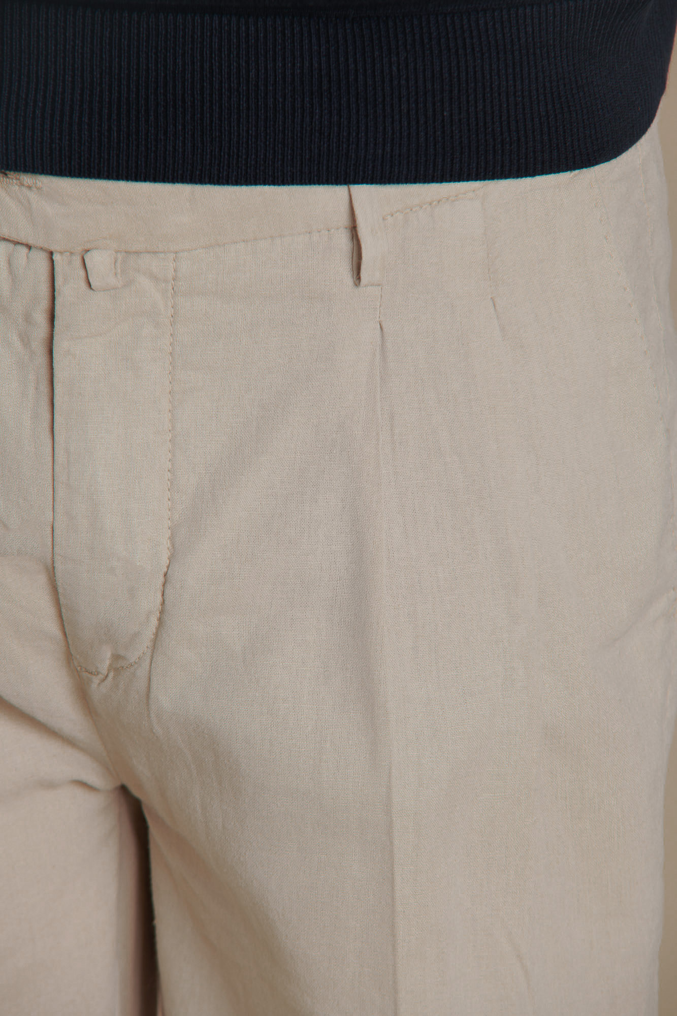 J.Crew Pantalone Chino Uomo Tinto In Capo – Misto Cotone Lino – Nuovo 32x32 - Foto 4