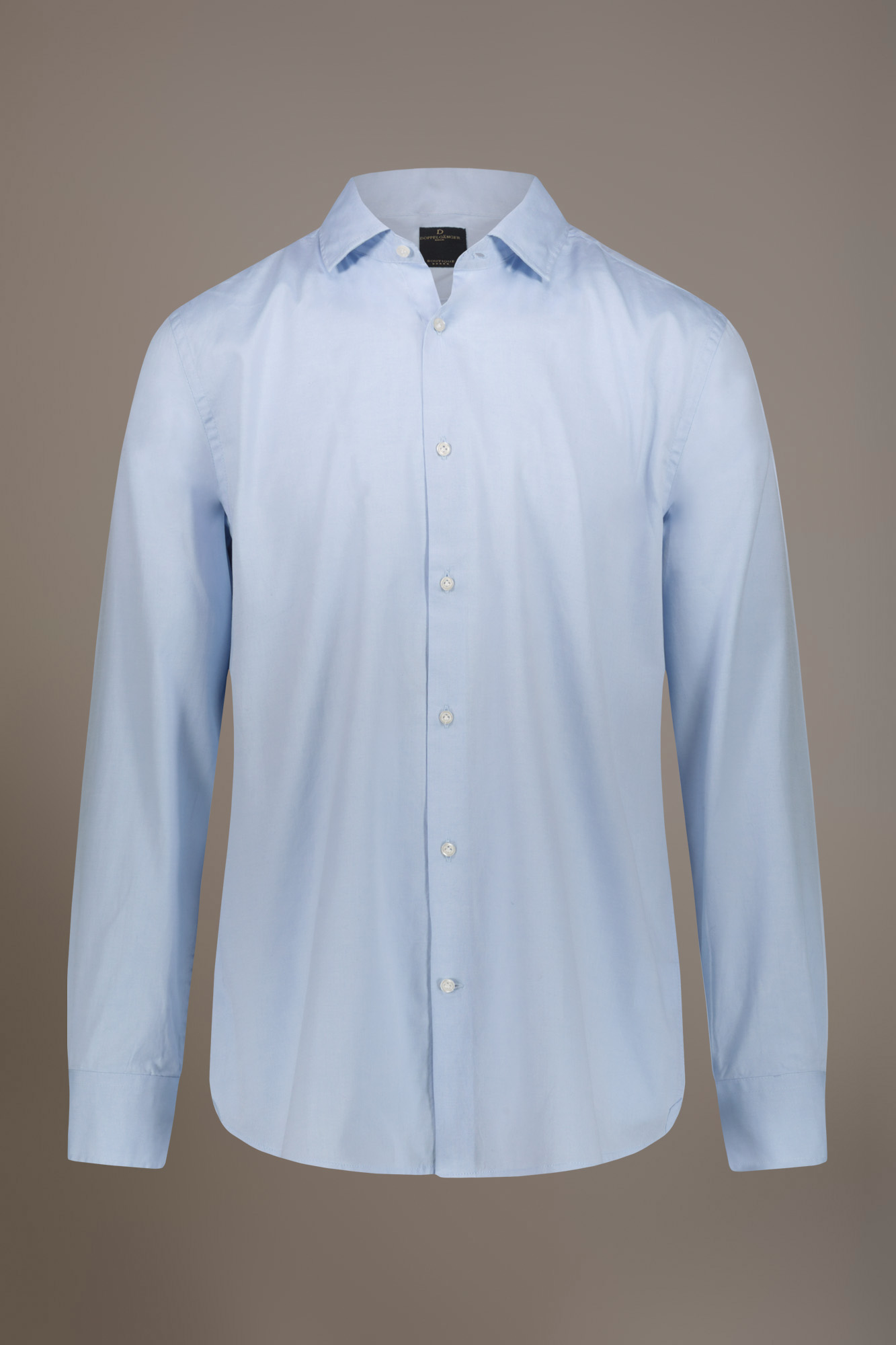 Classic shirt with french collar comfort fit pinpoint fabric image number null