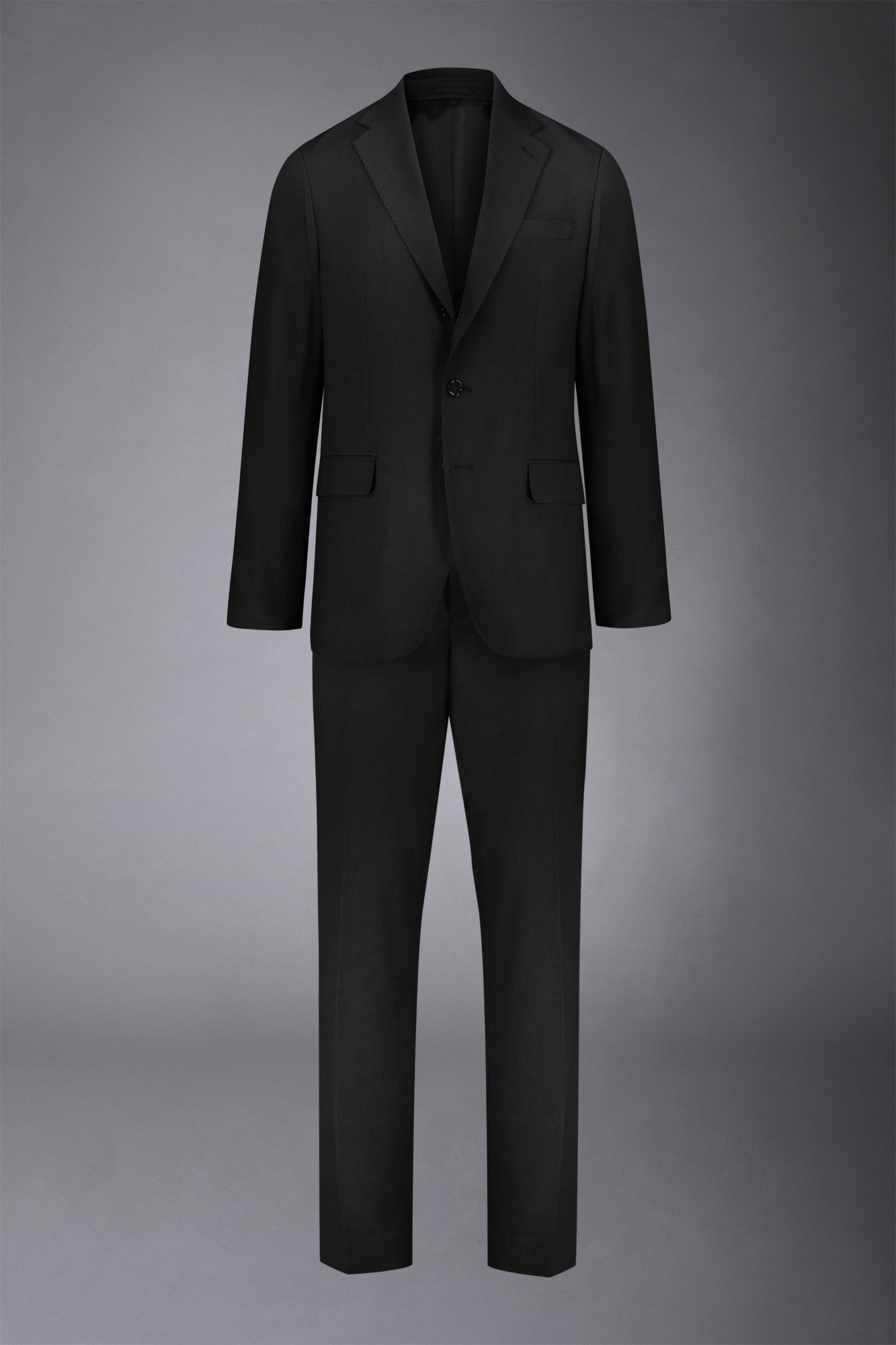 Men's single-breasted suit regular fit partridge eye fabric image number null