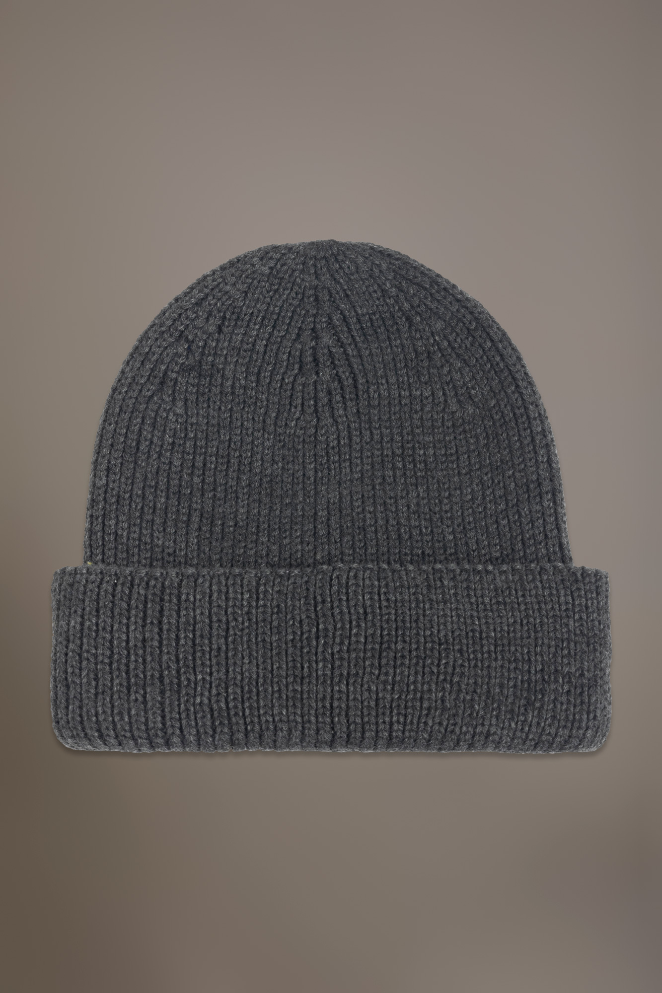 Ribbed knit beanie hat