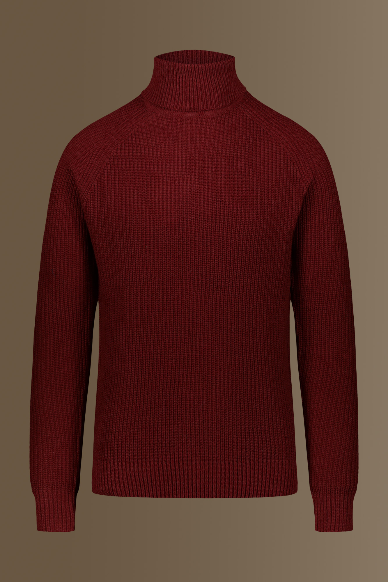 Maglia collo alto misto lana costa inglese image number null