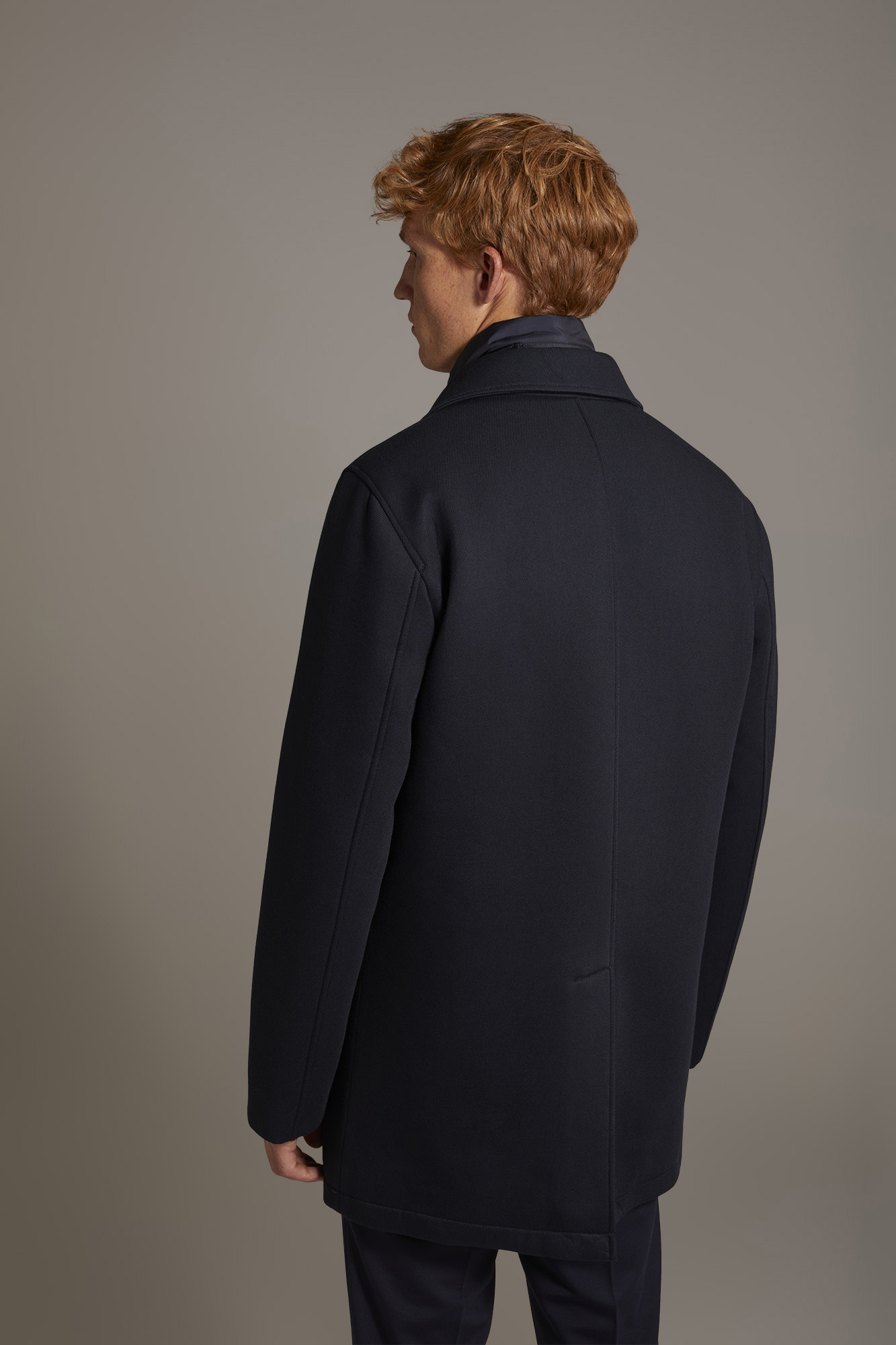 Cappotto imbottito tessuto twill image number null