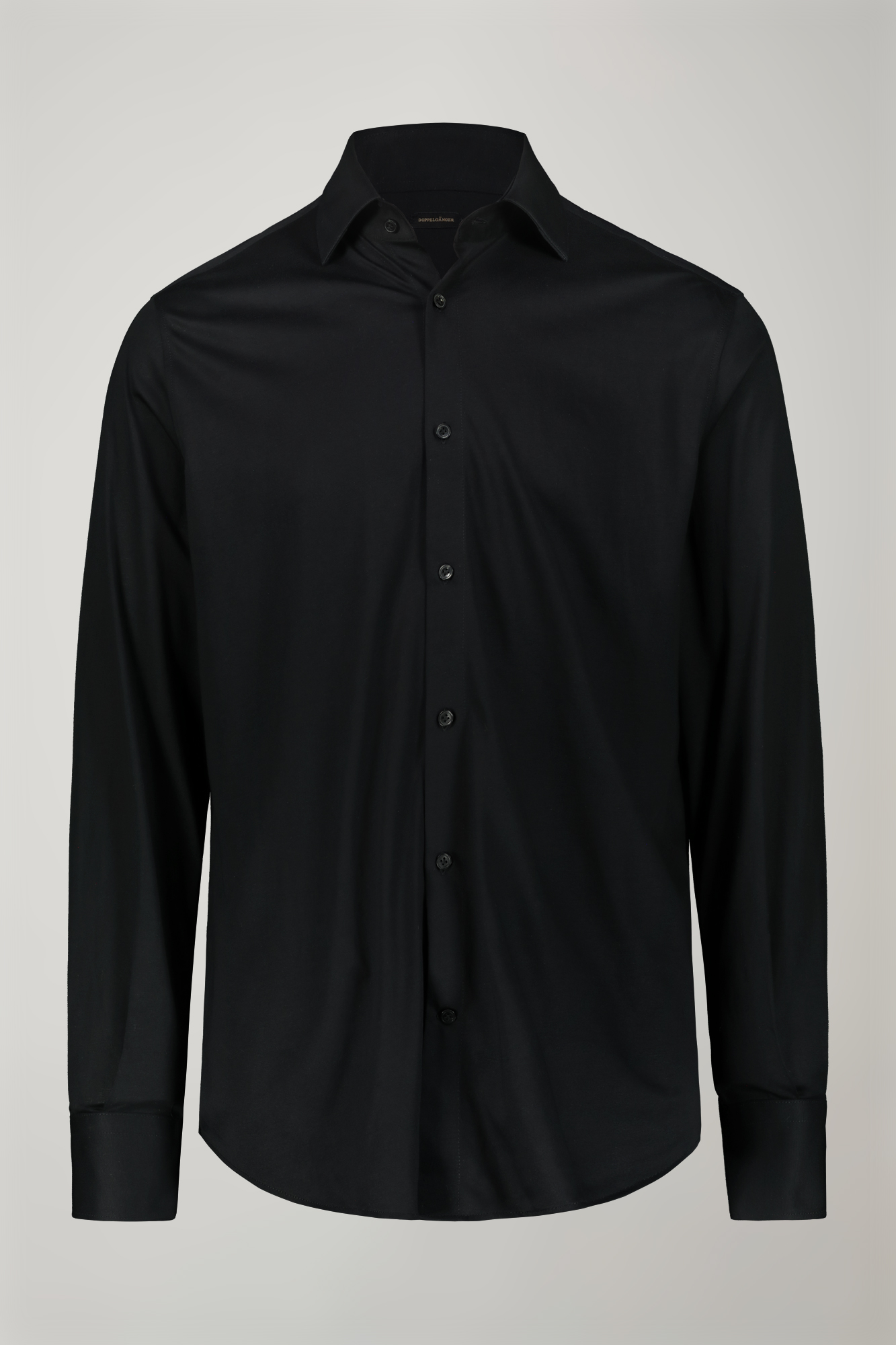 Langärmeliges Herren-Poloshirt mit klassischem Kragen aus 100 % Baumwoll-Piqué in normaler Passform image number null