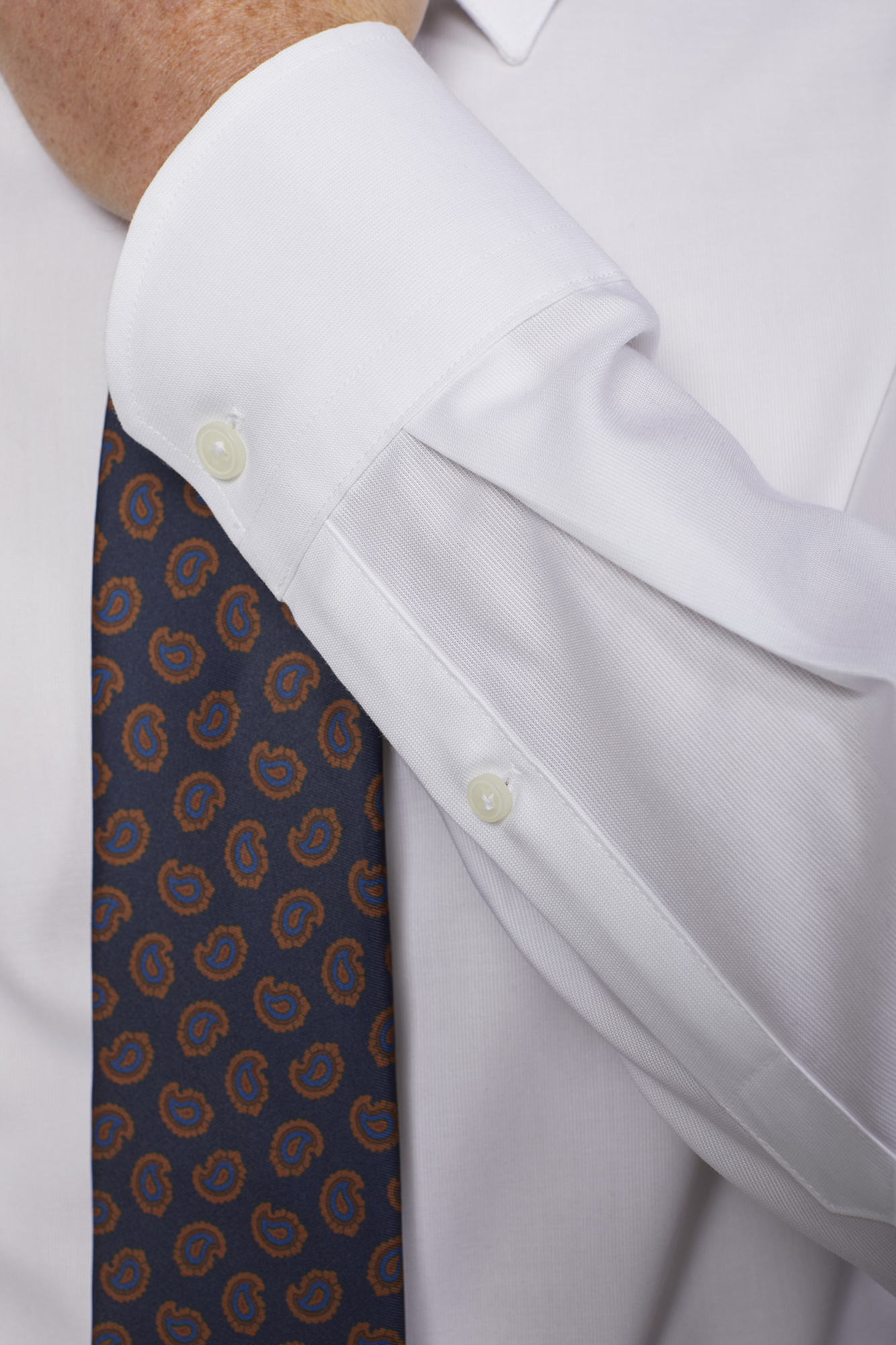 Chemise homme à col classique en tissu pinpoint uni 100 % coton coupe régulière image number null