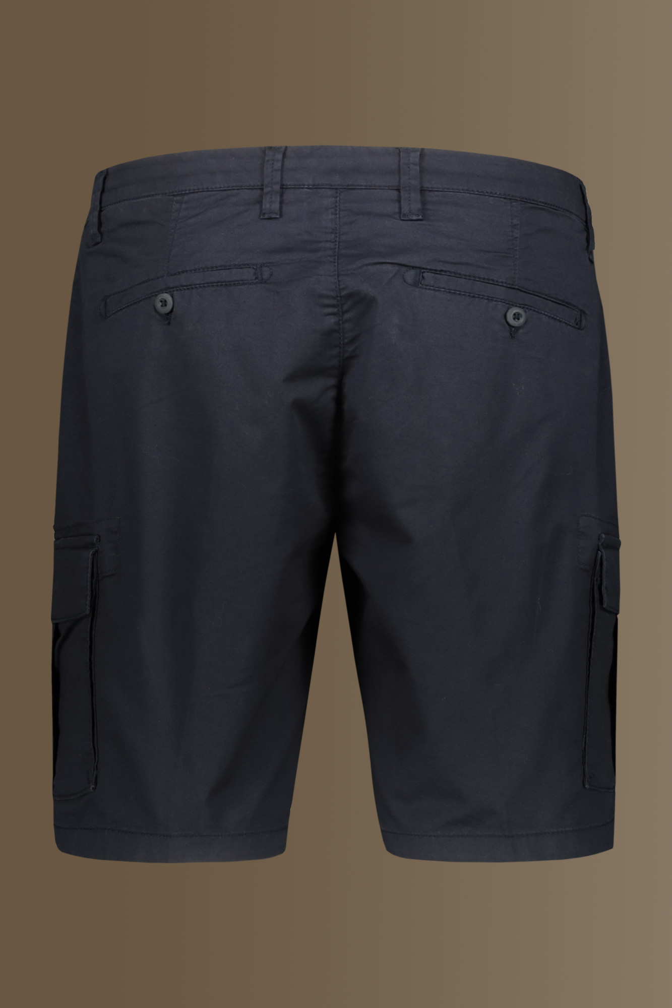 Bermuda cargo tessuto twill elasticizzato uomo image number null