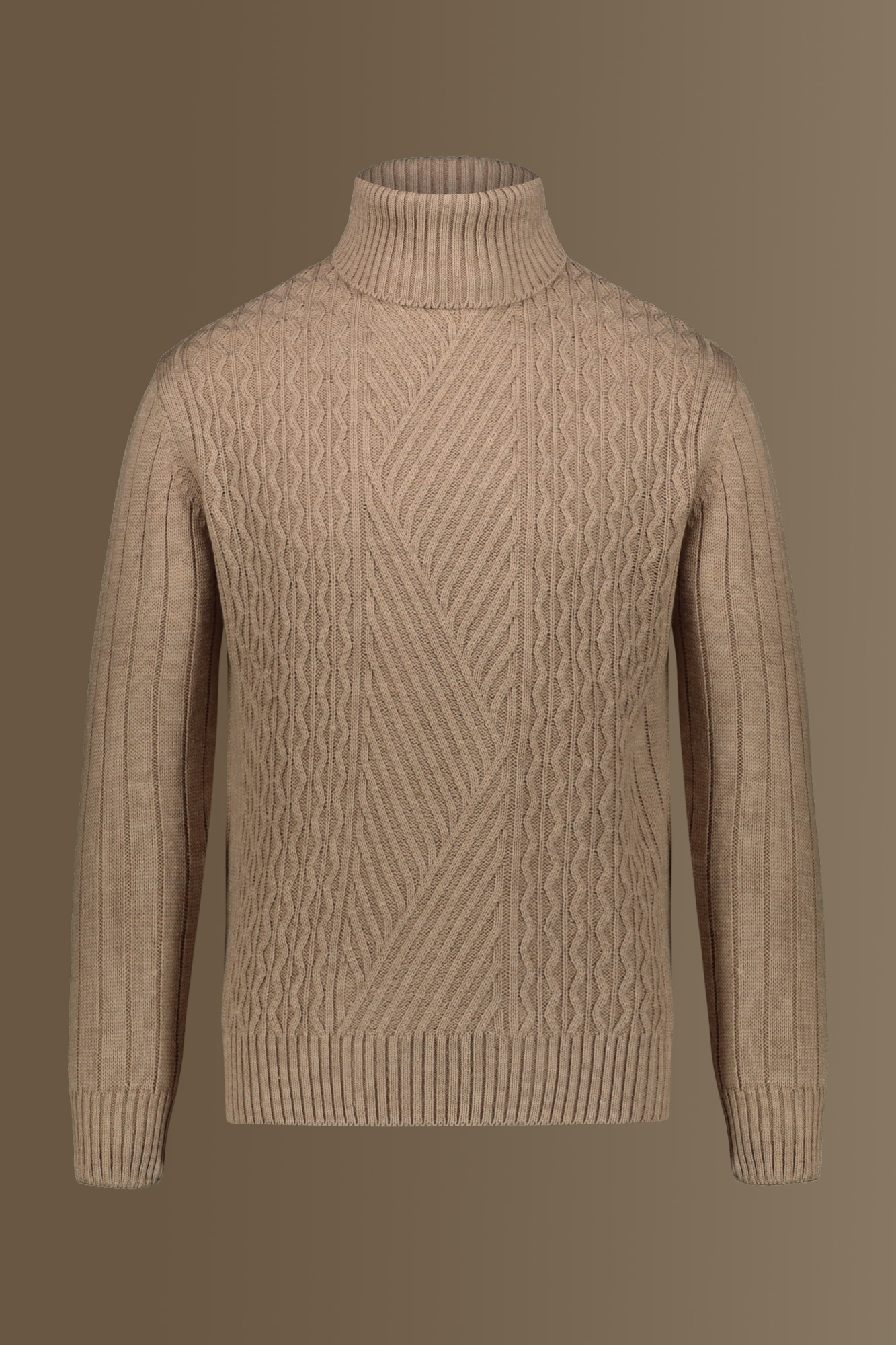 Maglione A Collo Alto Uomo In Misto Lana - Stile Classico, Comodo E Caldo