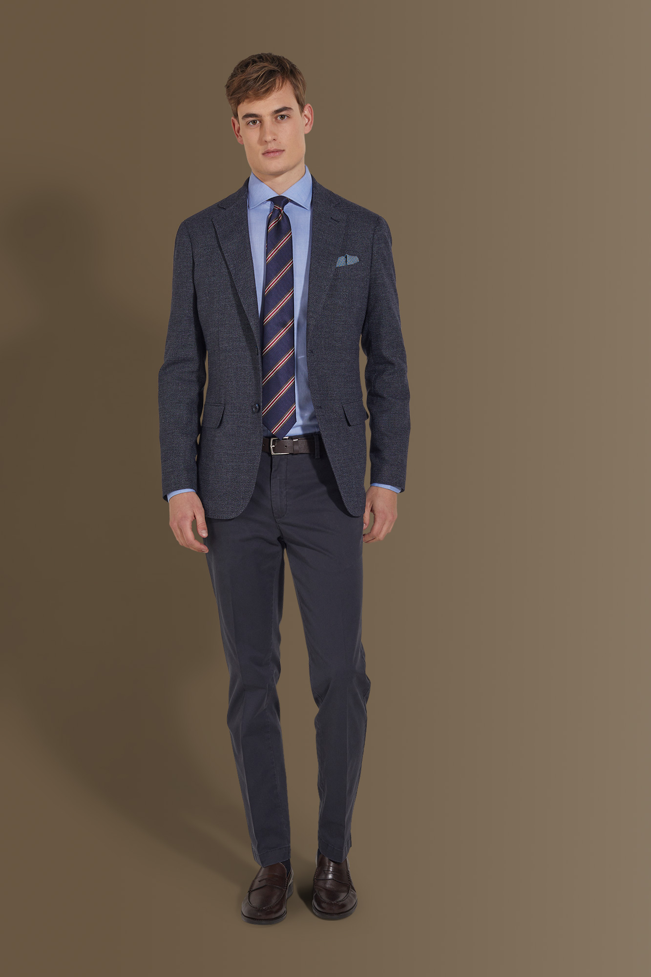 Pantalone chino classico uomo image number null