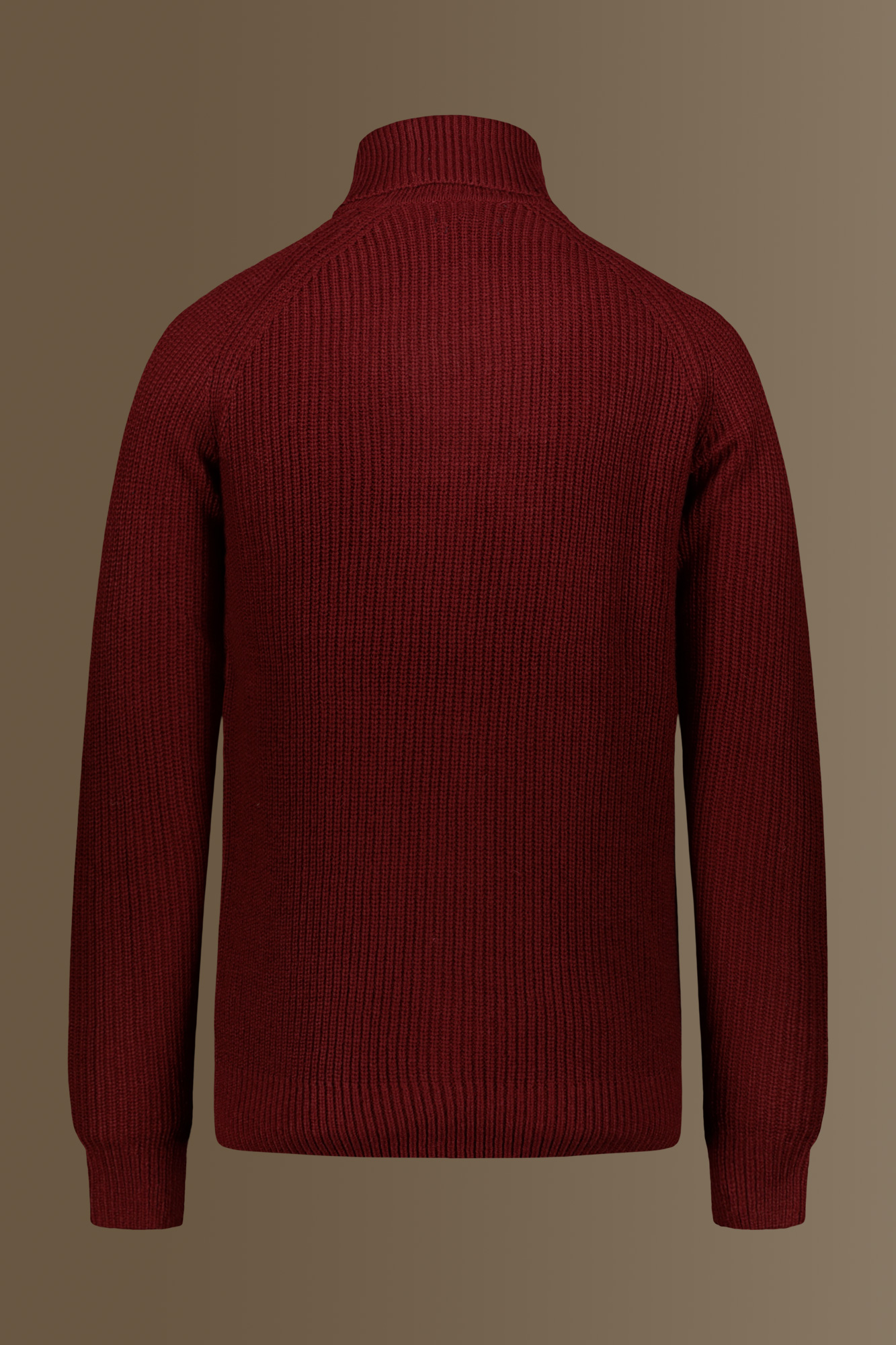 Maglia collo alto misto lana costa inglese image number null