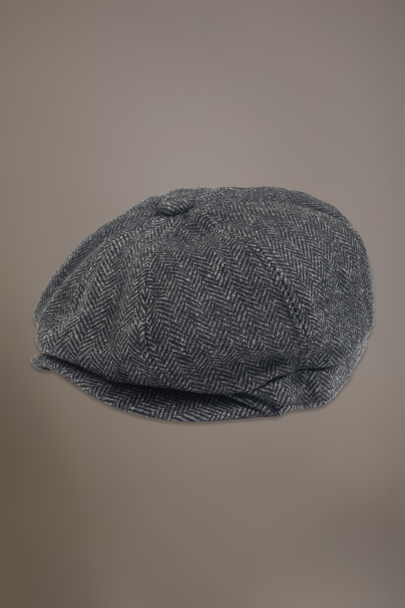 Wool blend newsboy hat image number null