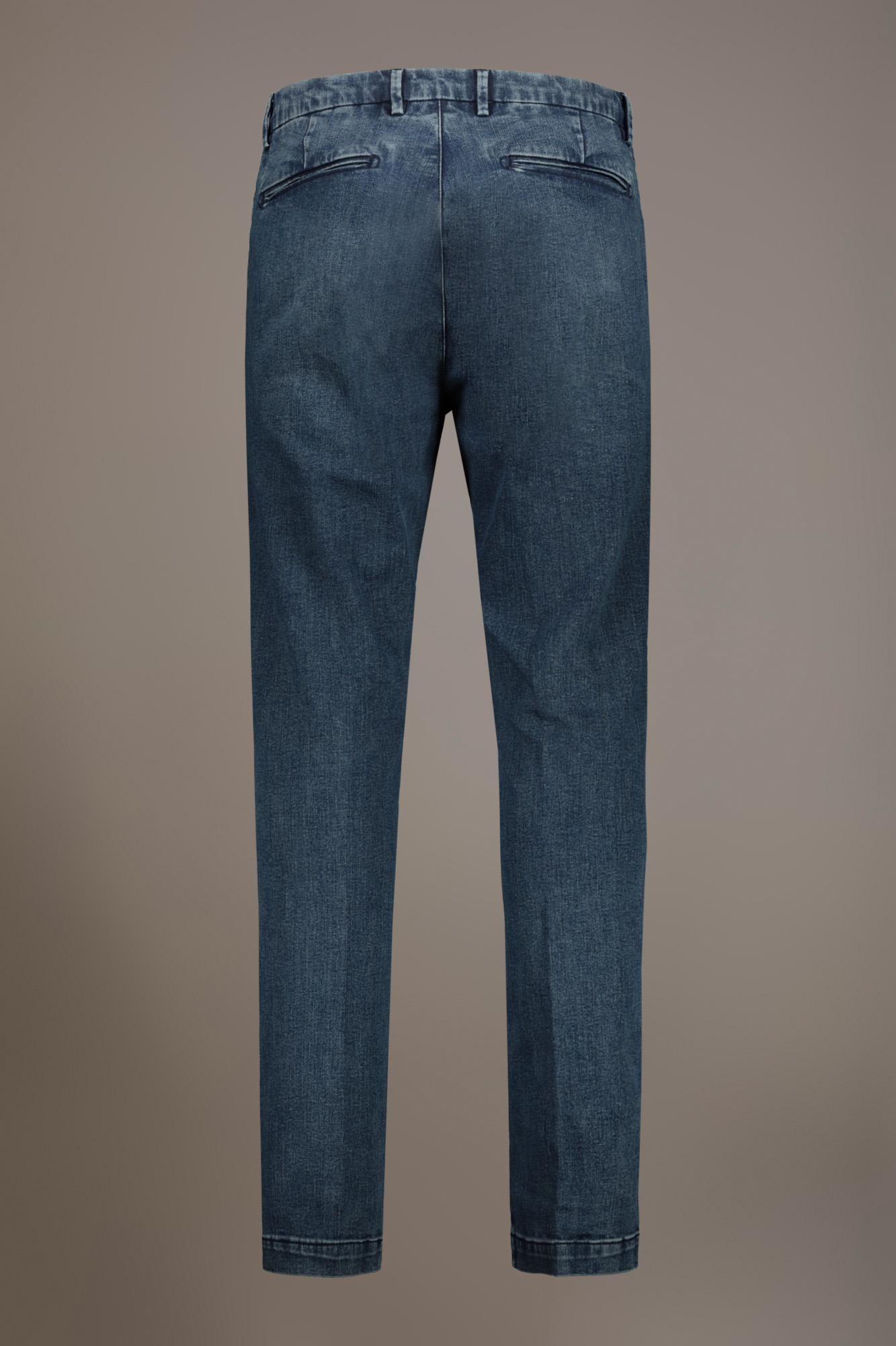 Jeans chino uomo regular fit tessuto denim image number null