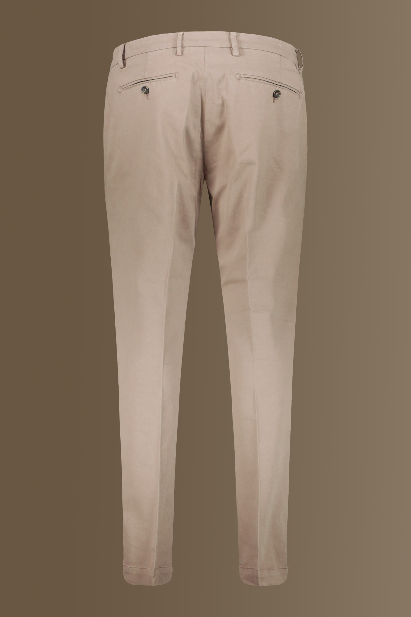 Pantalone classico chino twill elasticizzato image number null