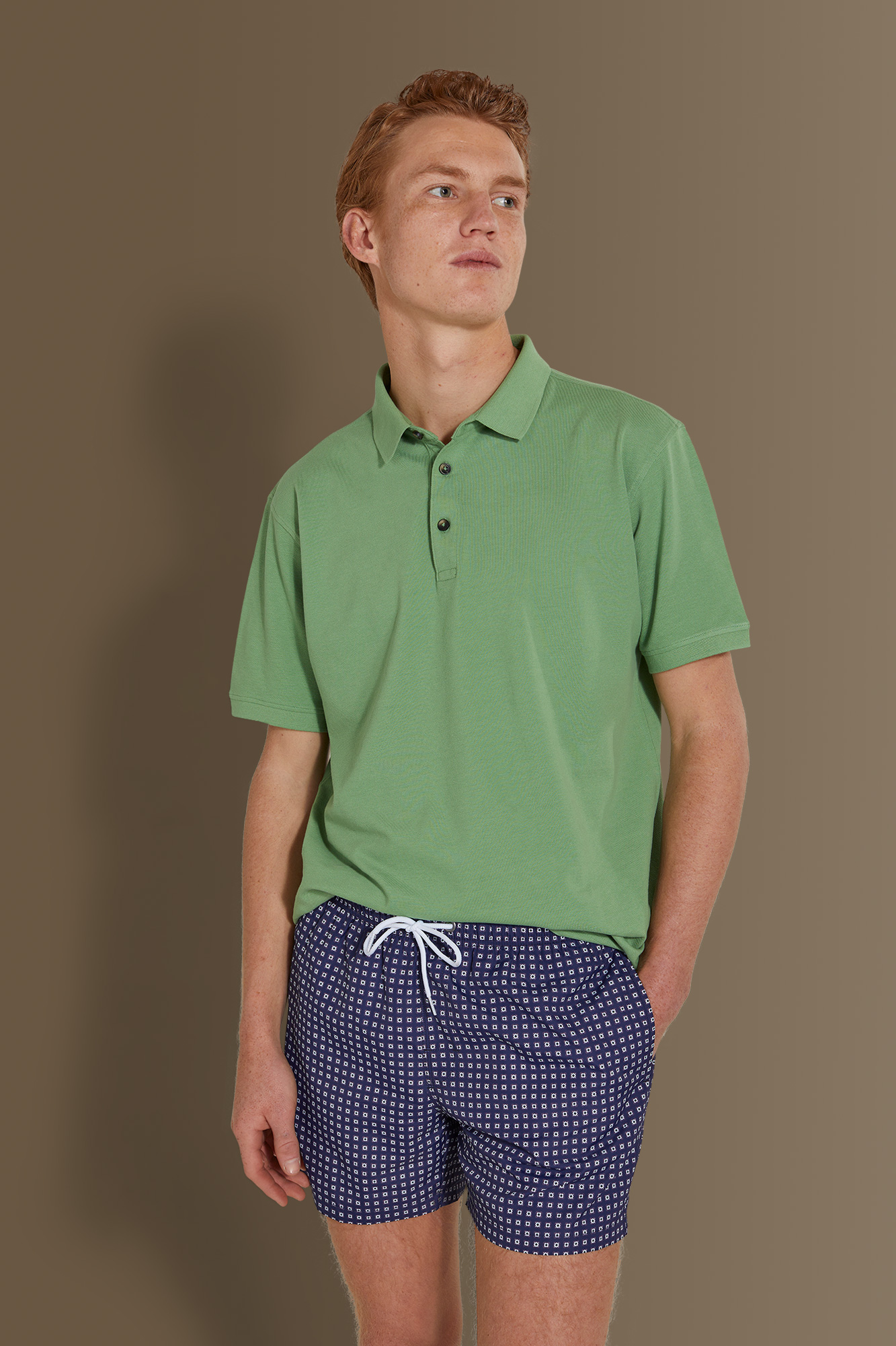 Costume da bagno uomo tessuto fantasia image number null